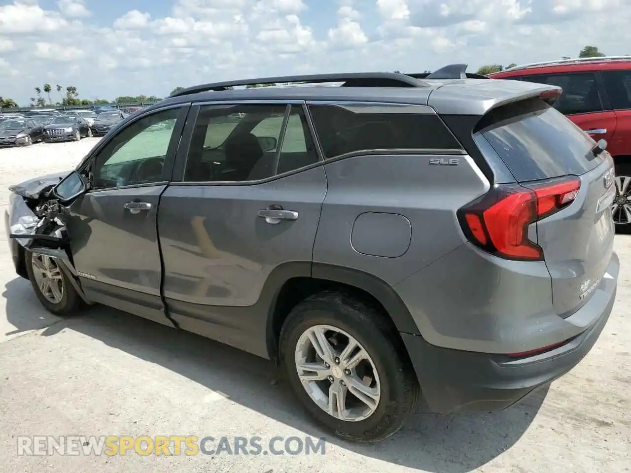 2 Photograph of a damaged car 3GKALMEV0ML357375 GMC TERRAIN 2021
