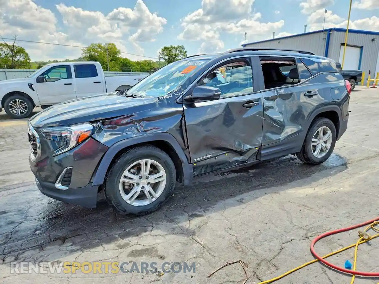 1 Photograph of a damaged car 3GKALMEV0ML358400 GMC TERRAIN 2021