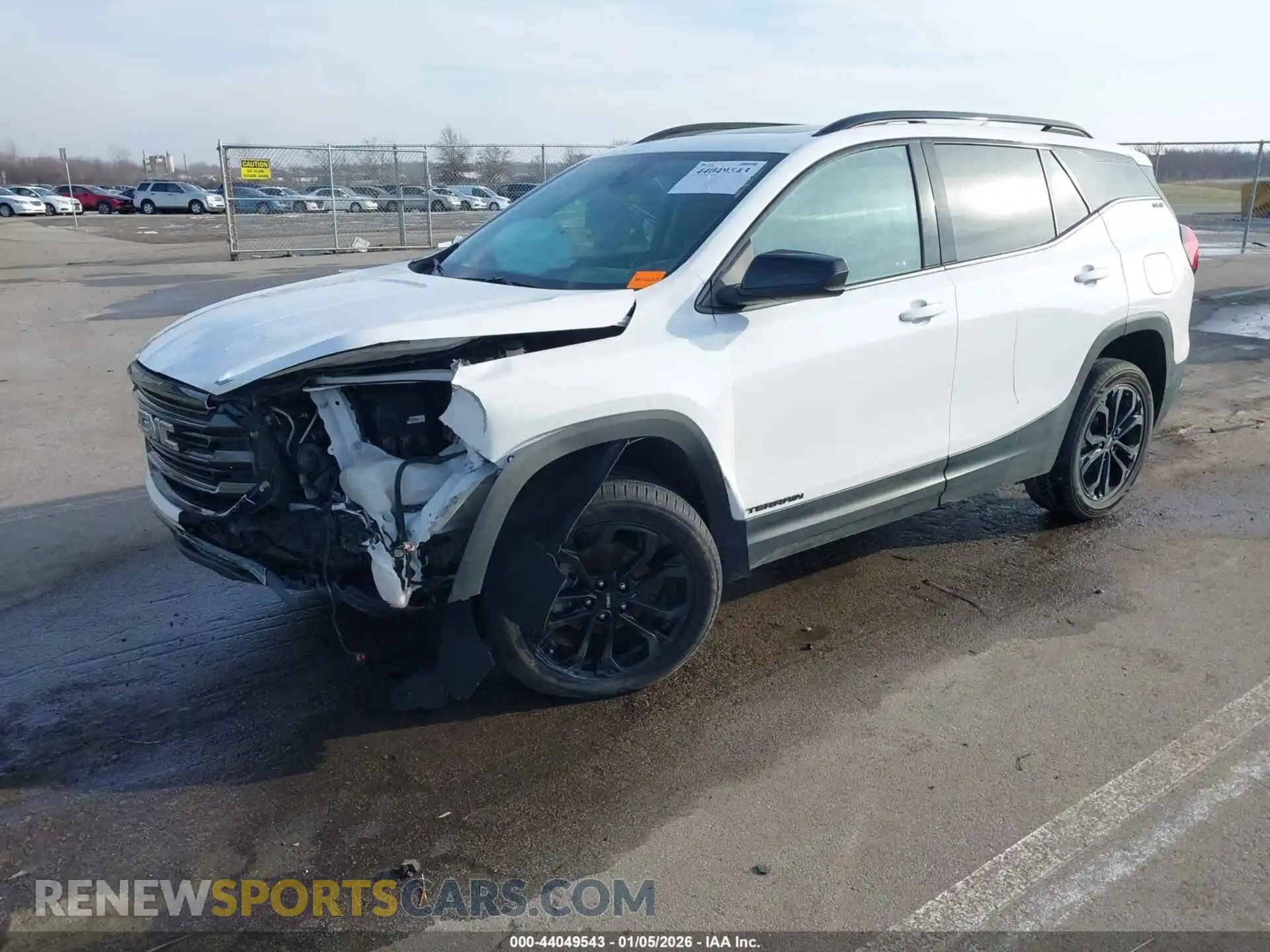 2 Photograph of a damaged car 3GKALMEV0ML387783 GMC TERRAIN 2021