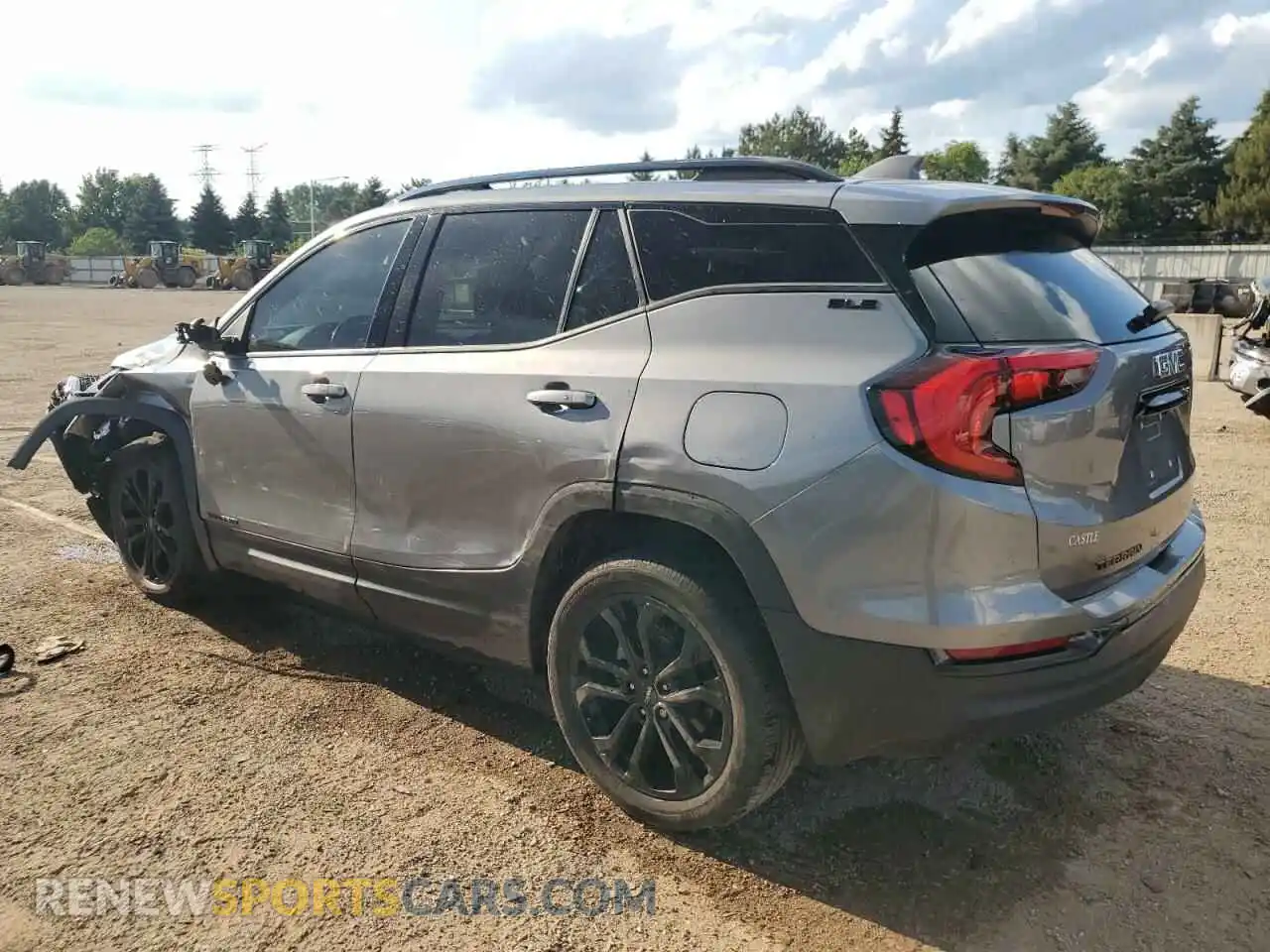 2 Photograph of a damaged car 3GKALMEV2ML321560 GMC TERRAIN 2021