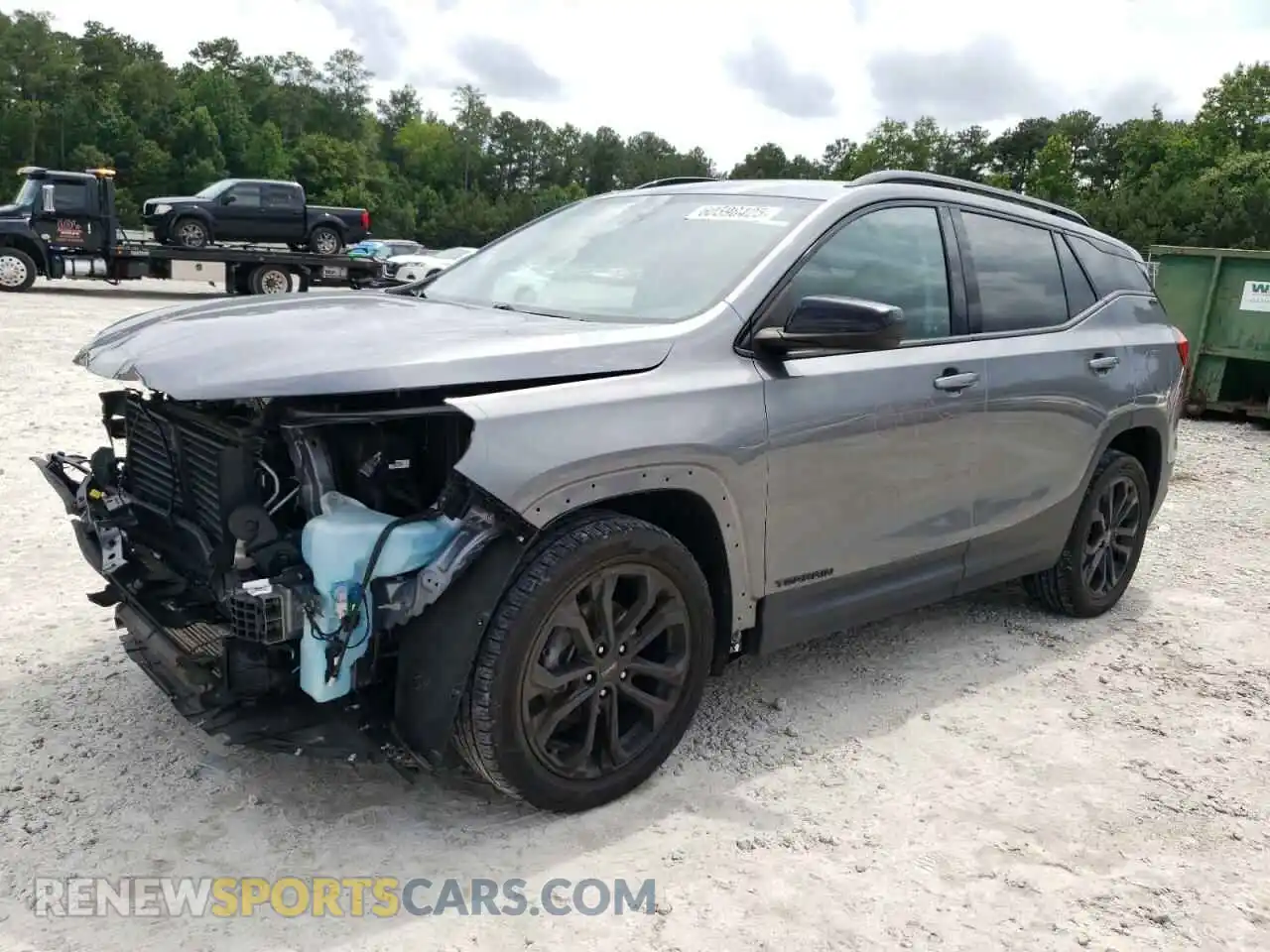 1 Photograph of a damaged car 3GKALMEV2ML382374 GMC TERRAIN 2021