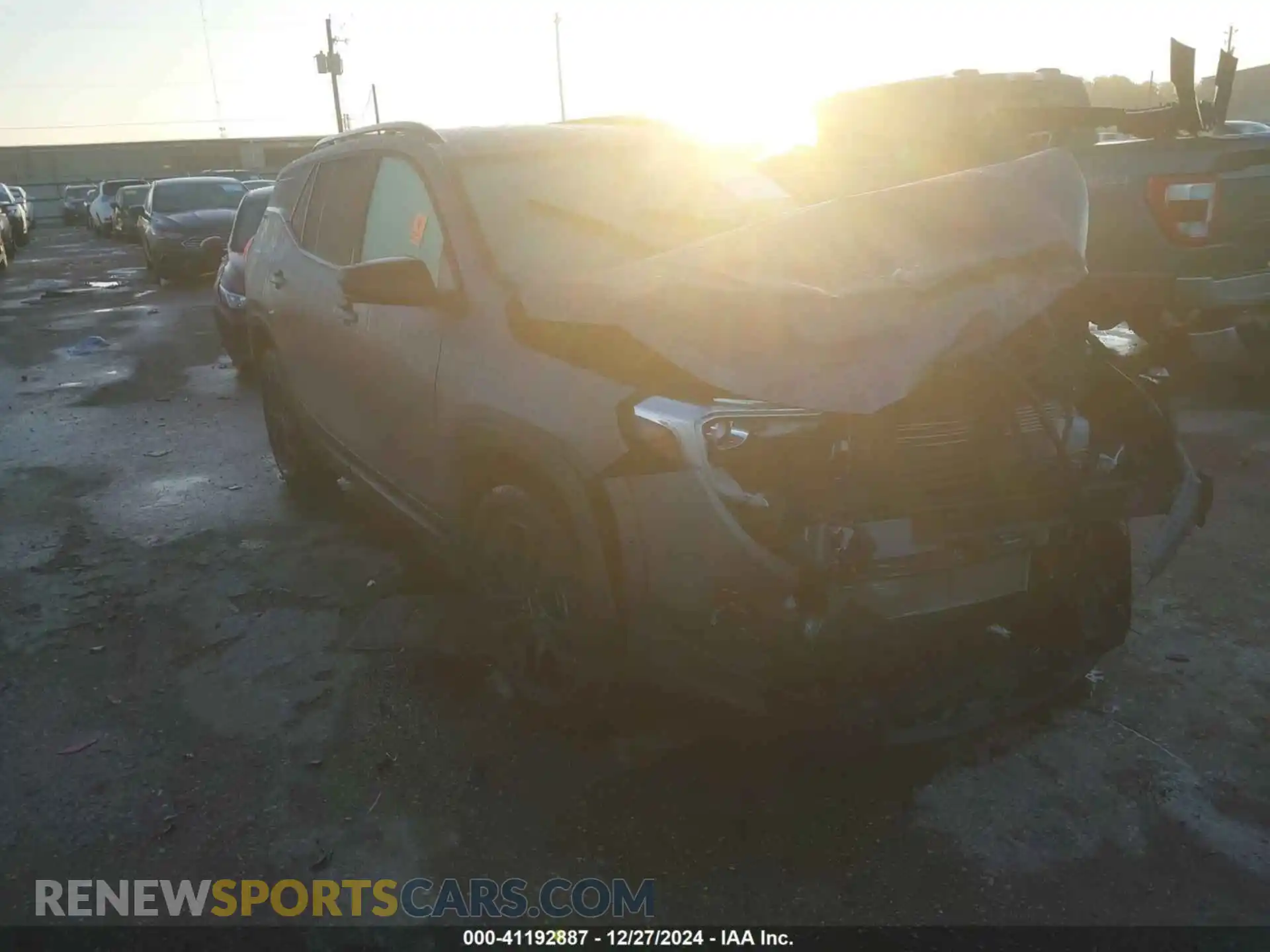 1 Photograph of a damaged car 3GKALMEV3ML343356 GMC TERRAIN 2021
