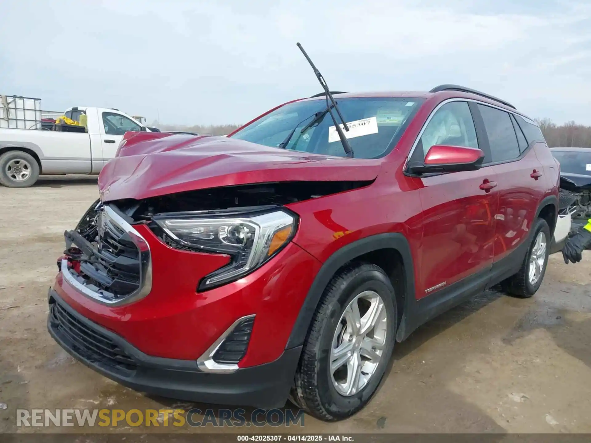 2 Photograph of a damaged car 3GKALMEV3ML344121 GMC TERRAIN 2021