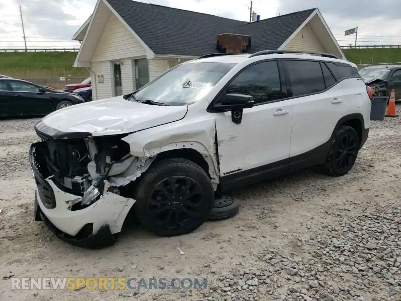 1 Photograph of a damaged car 3GKALMEV3ML366345 GMC TERRAIN 2021