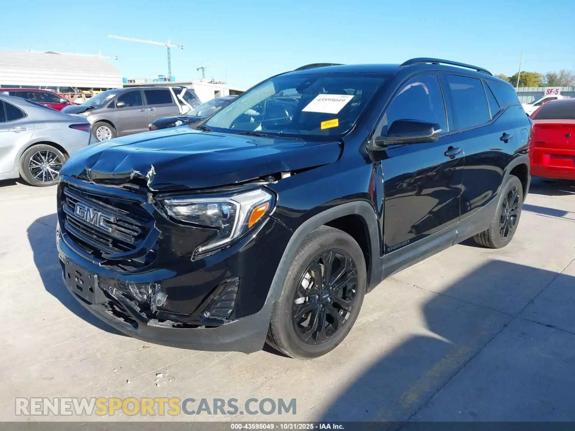 2 Photograph of a damaged car 3GKALMEV4ML399967 GMC TERRAIN 2021