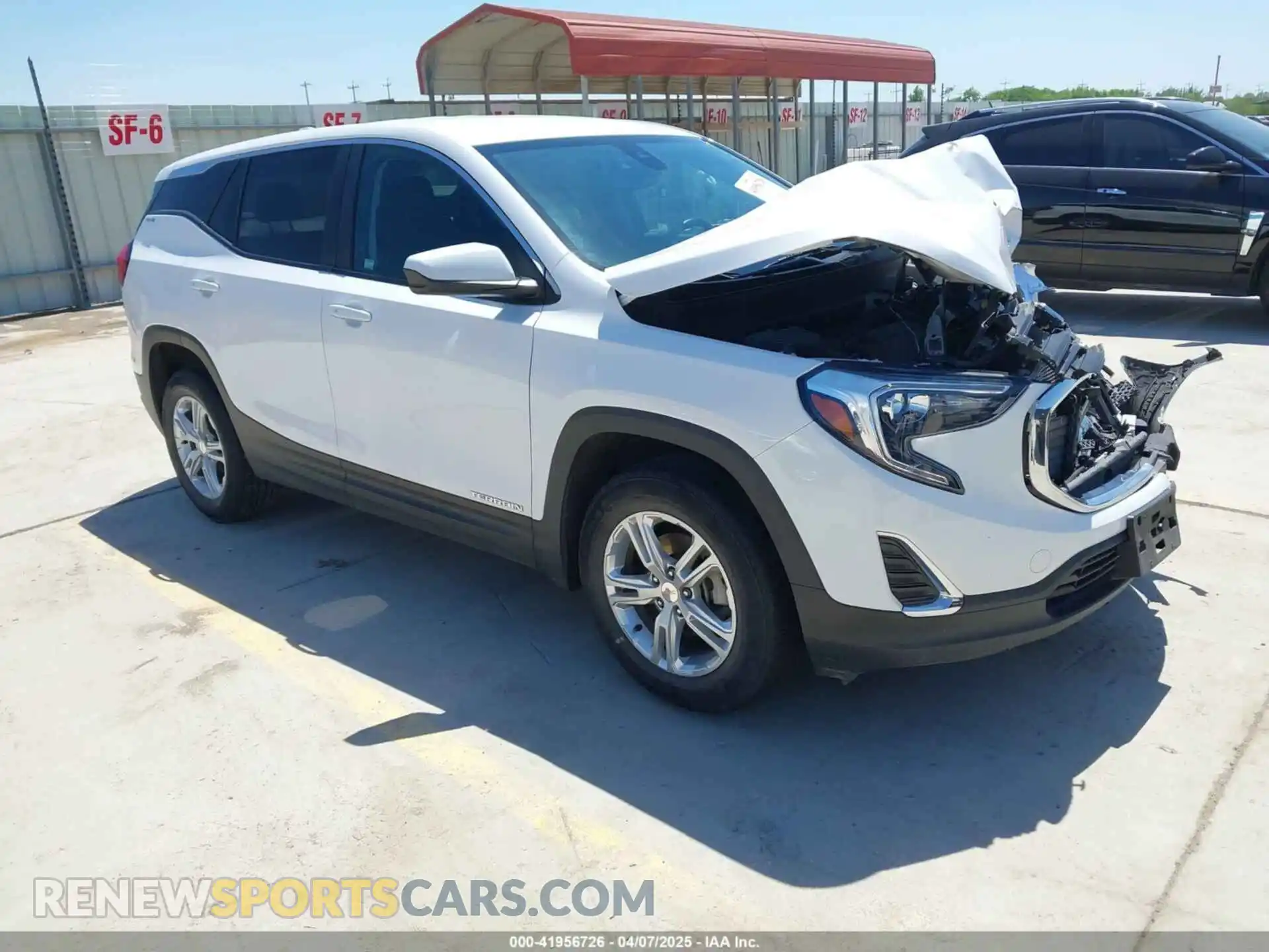1 Photograph of a damaged car 3GKALMEV5ML305496 GMC TERRAIN 2021