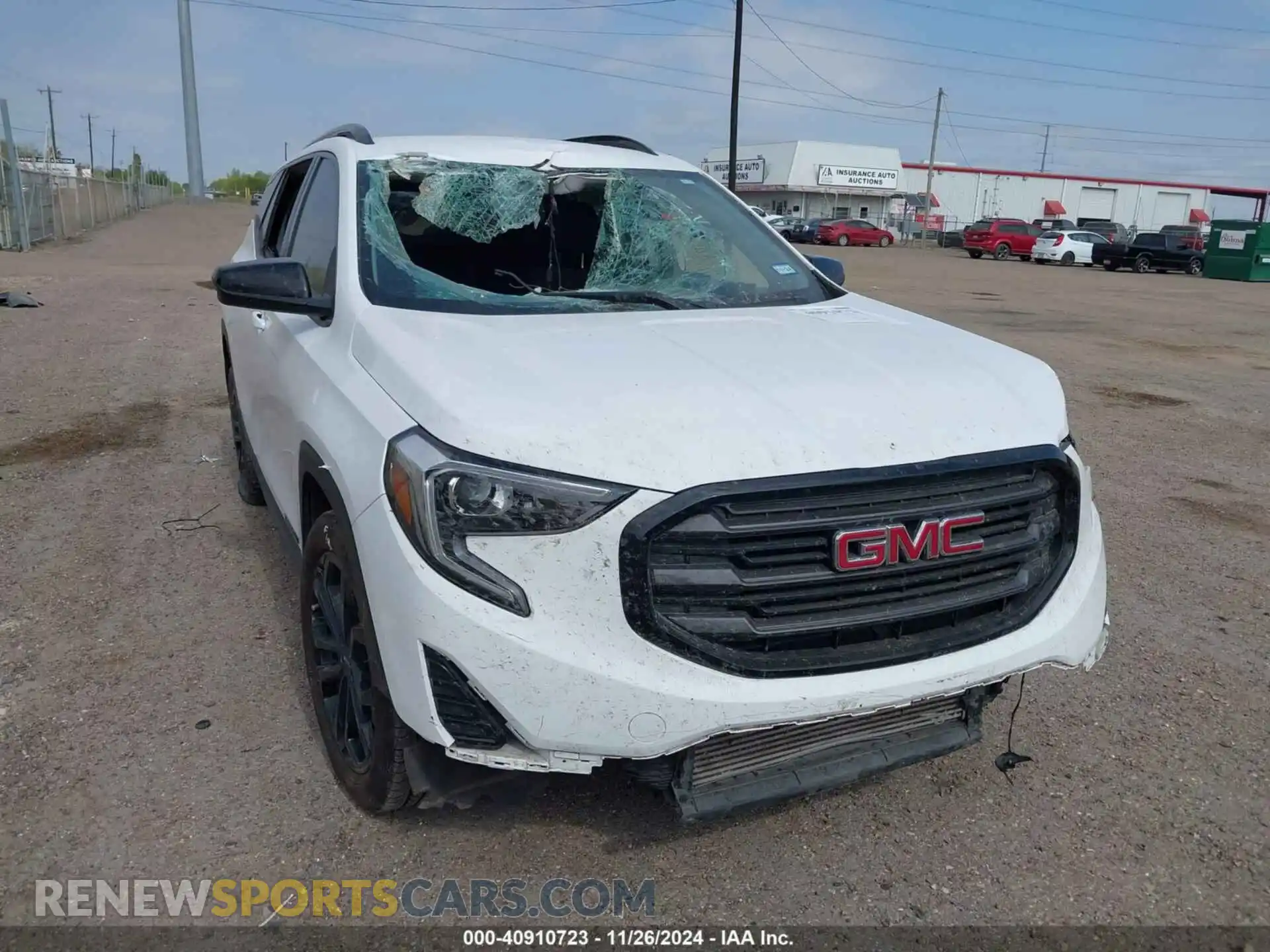 1 fotografías del automóvil dañado 3GKALMEV5ML369697 GMC TERRAIN 2021