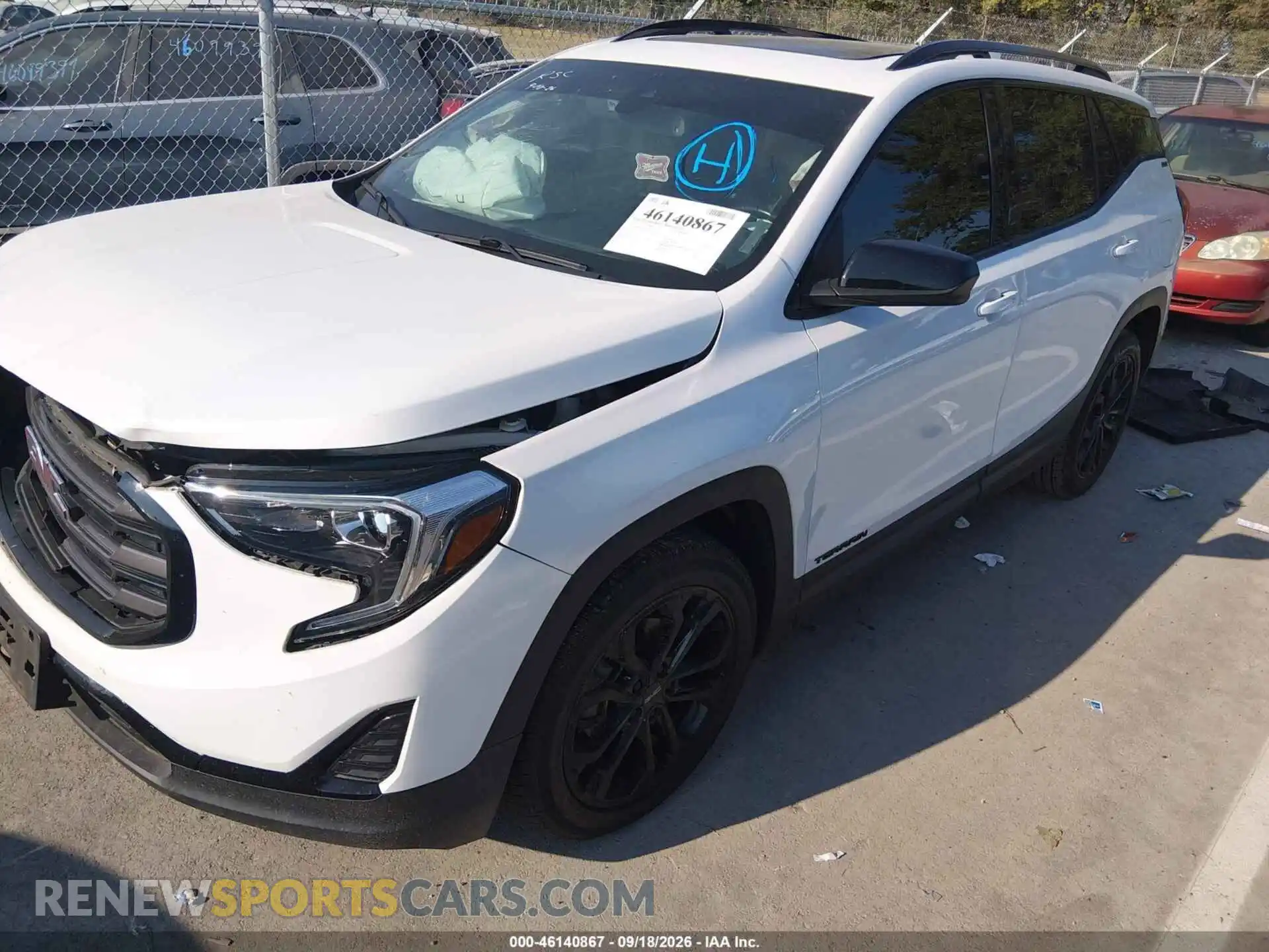 2 Фотография поврежденного автомобиля 3GKALMEV6ML375833 GMC TERRAIN 2021