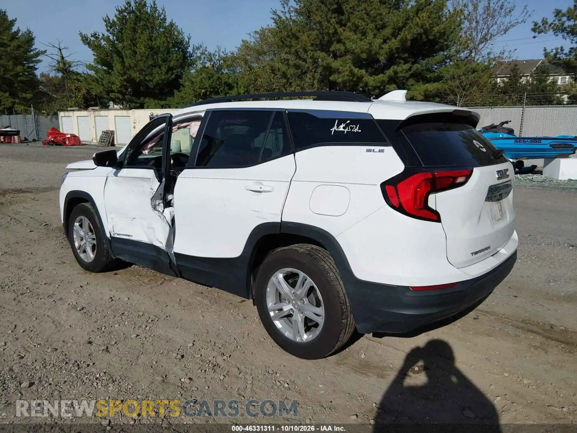 3 fotografías del automóvil dañado 3GKALMEV6ML383902 GMC TERRAIN 2021