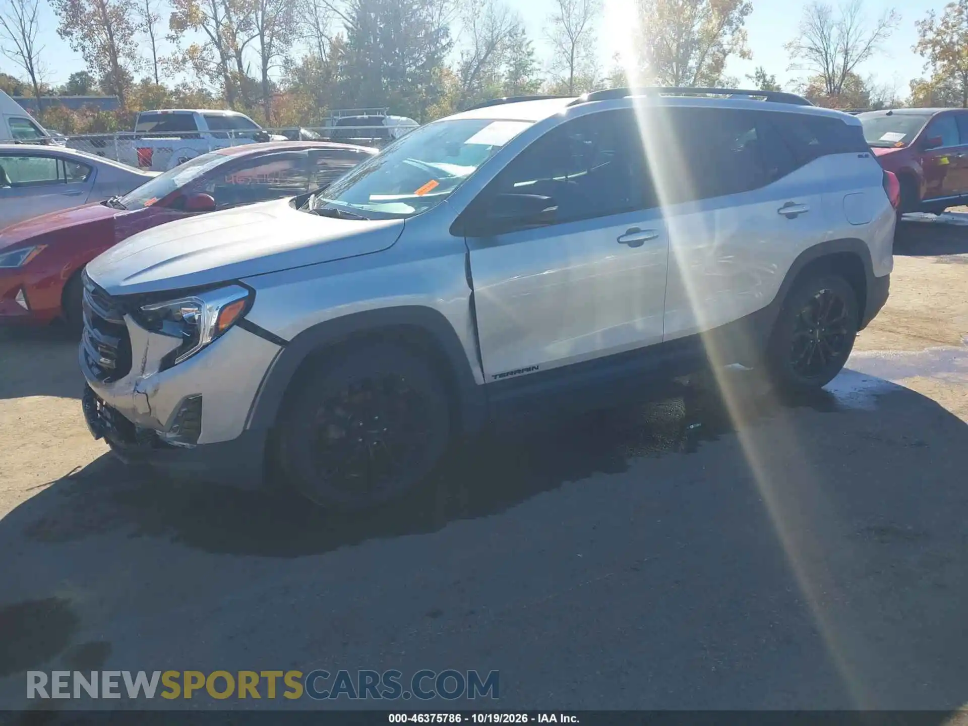 2 Photograph of a damaged car 3GKALMEV6ML387500 GMC TERRAIN 2021