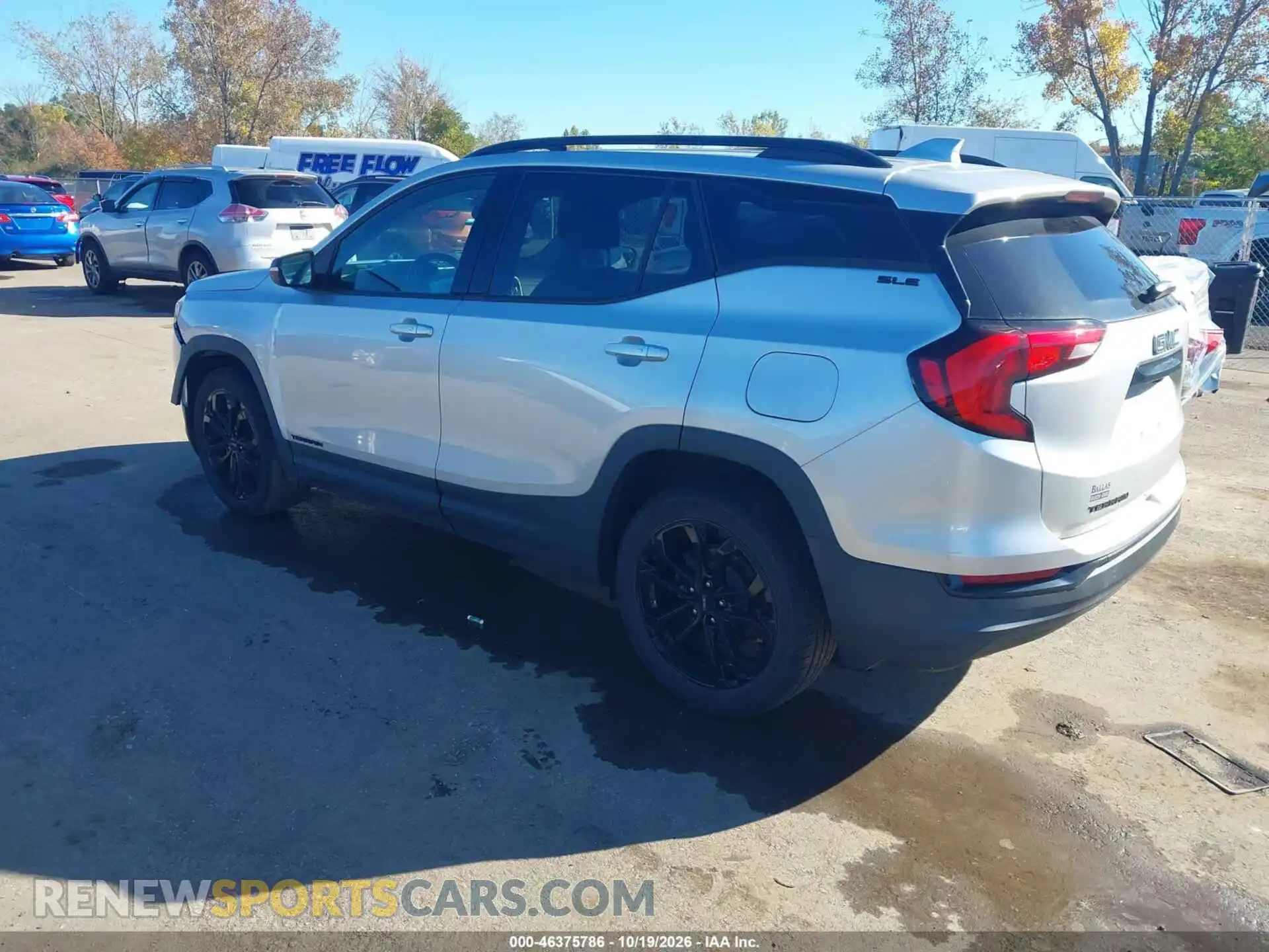 3 Photograph of a damaged car 3GKALMEV6ML387500 GMC TERRAIN 2021
