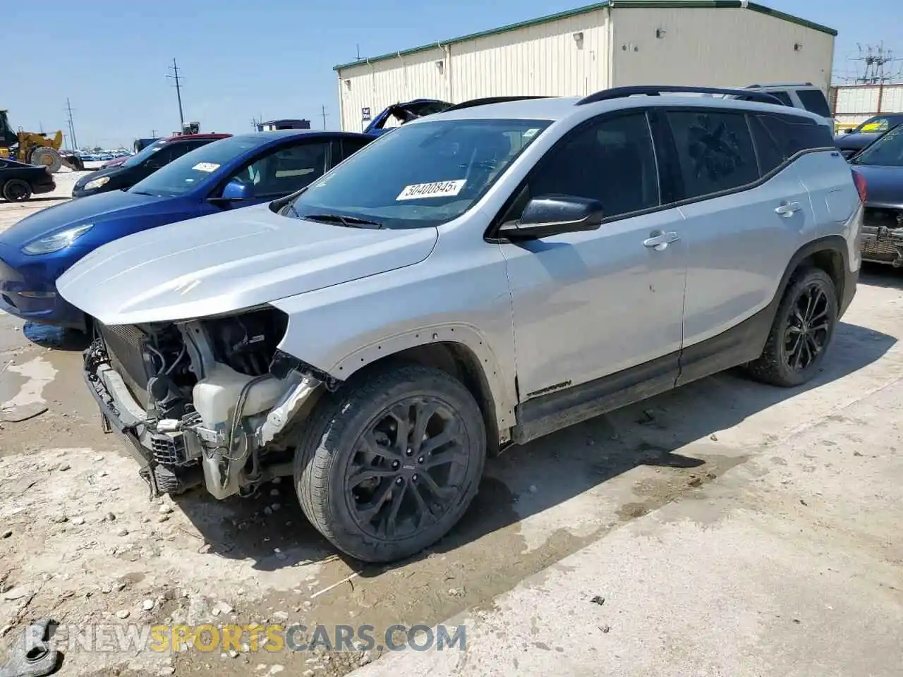 1 Photograph of a damaged car 3GKALMEV6ML399355 GMC TERRAIN 2021