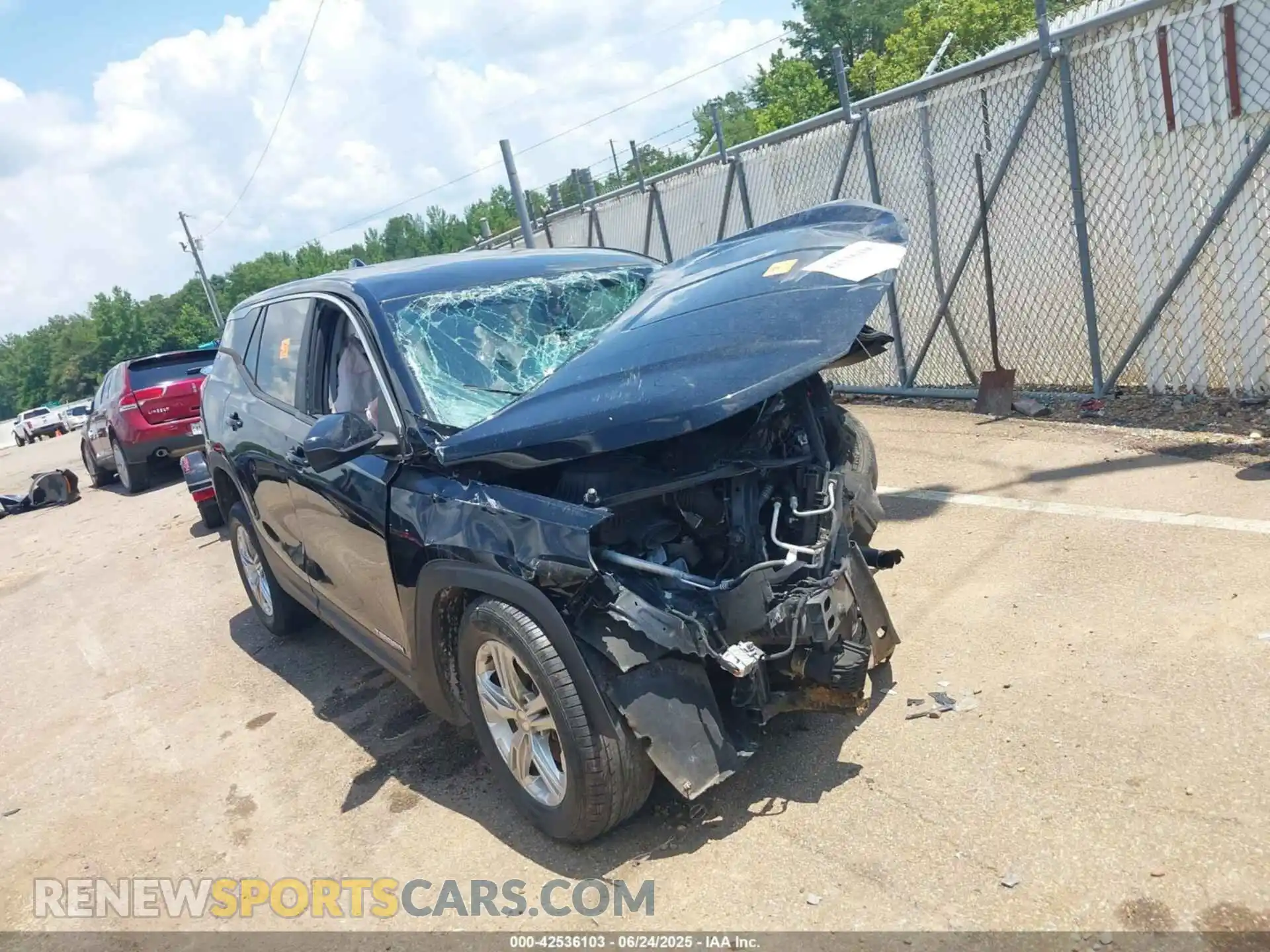 1 Photograph of a damaged car 3GKALMEV7ML322963 GMC TERRAIN 2021