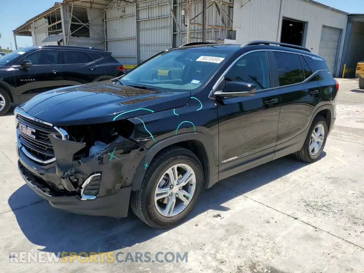 1 Photograph of a damaged car 3GKALMEV7ML358670 GMC TERRAIN 2021