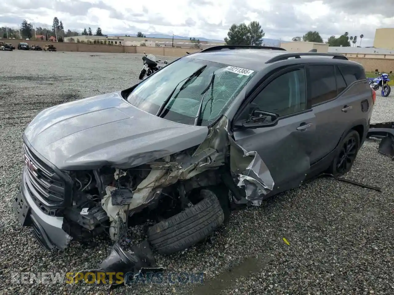 1 Photograph of a damaged car 3GKALMEV7ML362606 GMC TERRAIN 2021