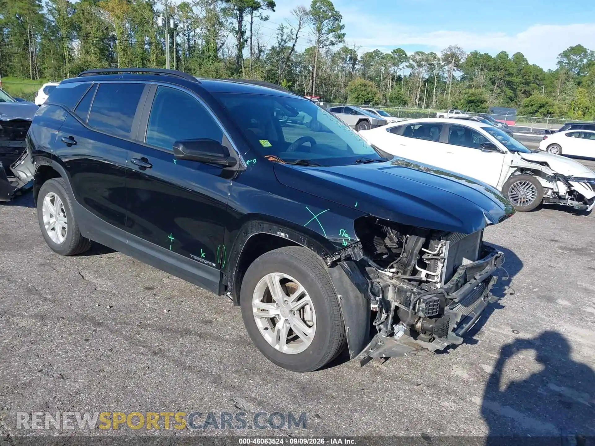 1 Photograph of a damaged car 3GKALMEV8ML300518 GMC TERRAIN 2021