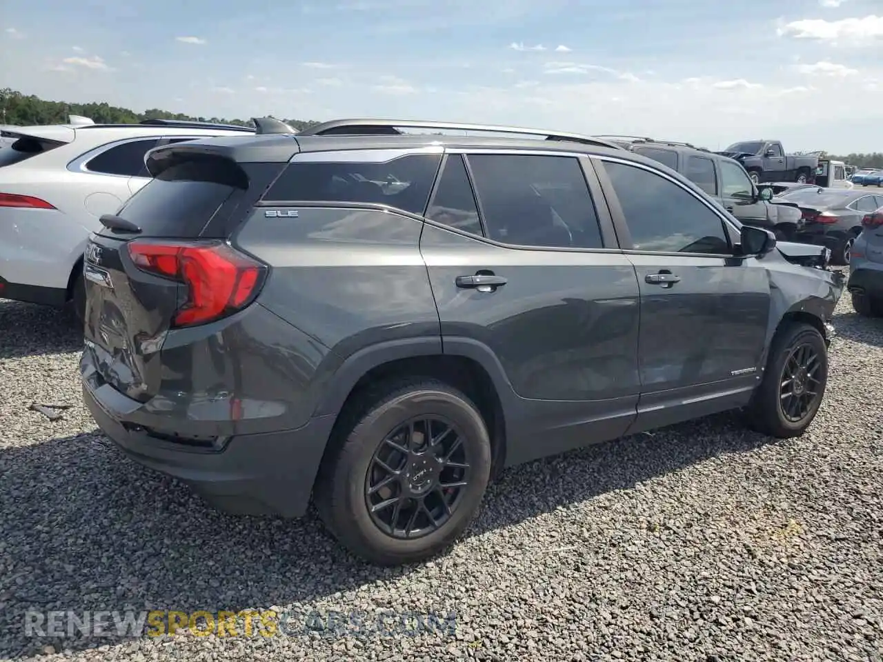 3 fotografías del automóvil dañado 3GKALMEV8ML332661 GMC TERRAIN 2021