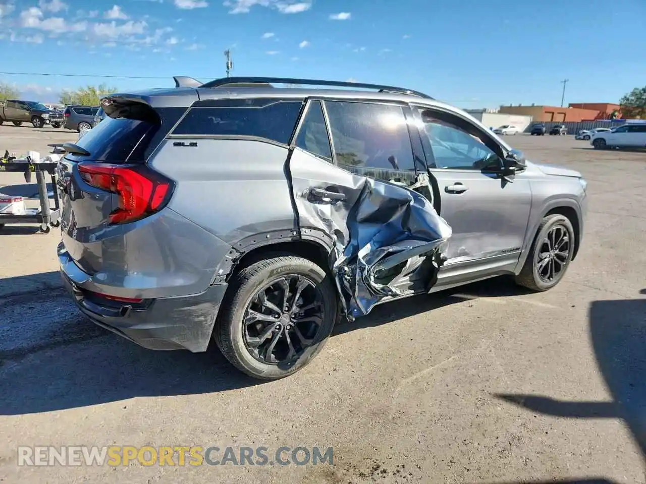3 Photograph of a damaged car 3GKALMEV8ML343840 GMC TERRAIN 2021