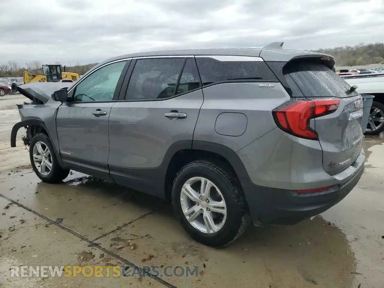 2 Photograph of a damaged car 3GKALMEV8ML383934 GMC TERRAIN 2021