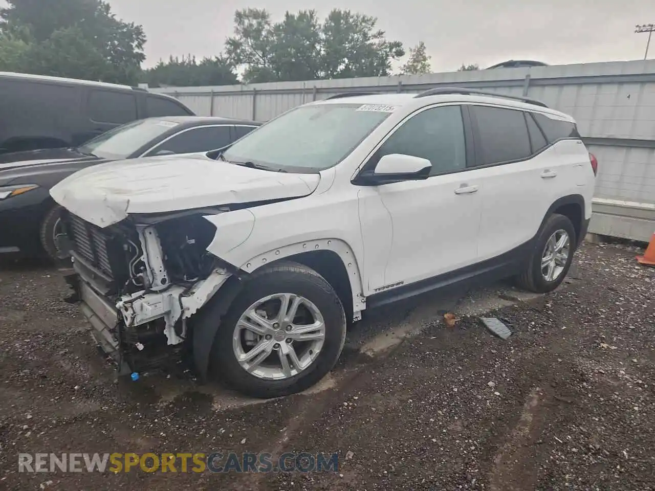 1 Photograph of a damaged car 3GKALMEV8ML389460 GMC TERRAIN 2021