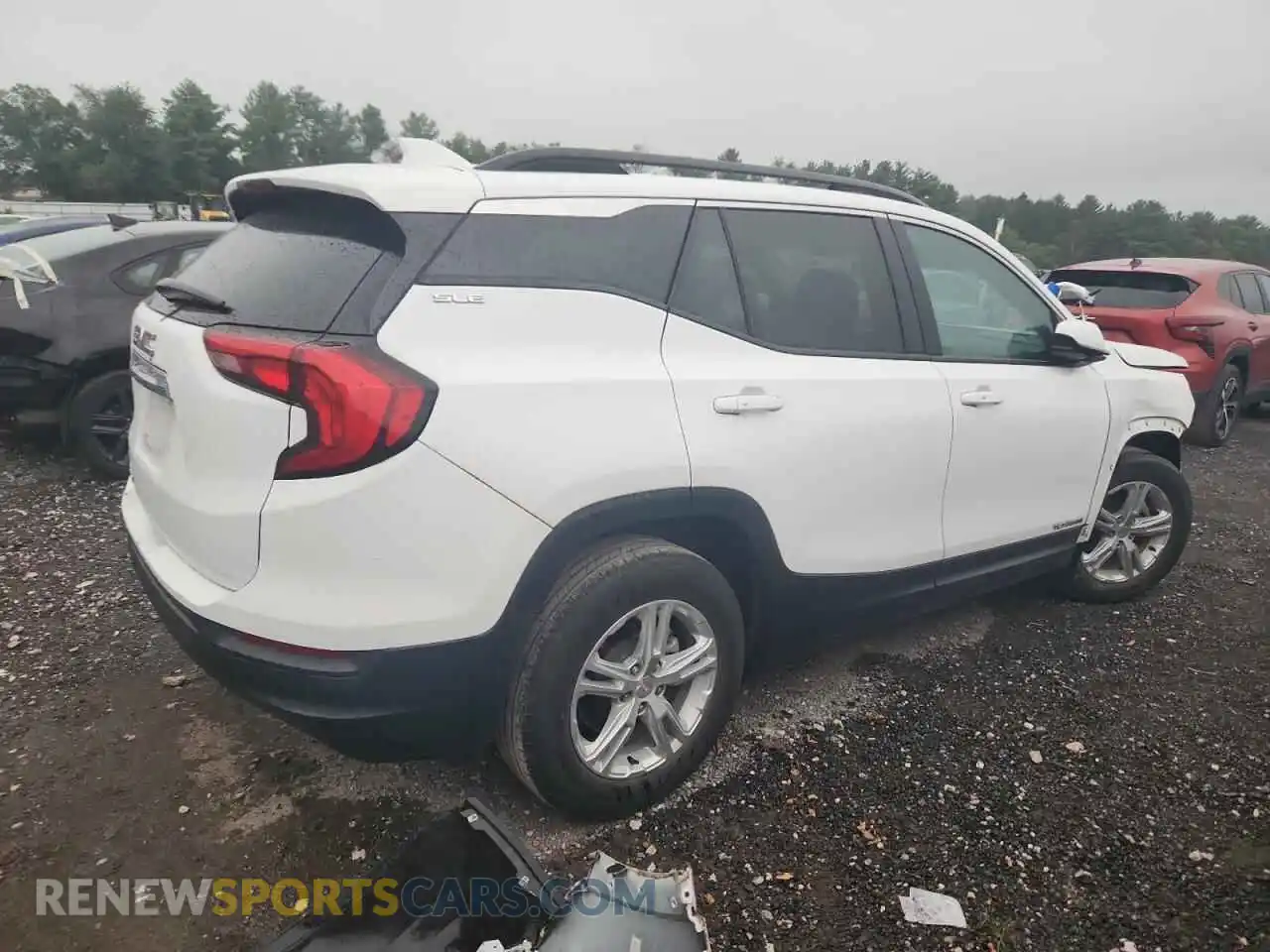 3 Photograph of a damaged car 3GKALMEV8ML389460 GMC TERRAIN 2021