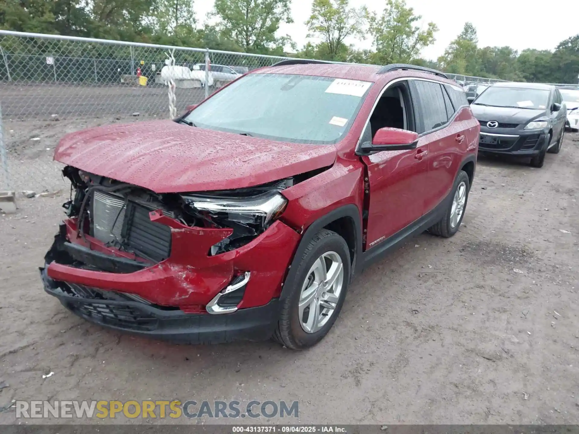 2 fotografías del automóvil dañado 3GKALMEV9ML312290 GMC TERRAIN 2021