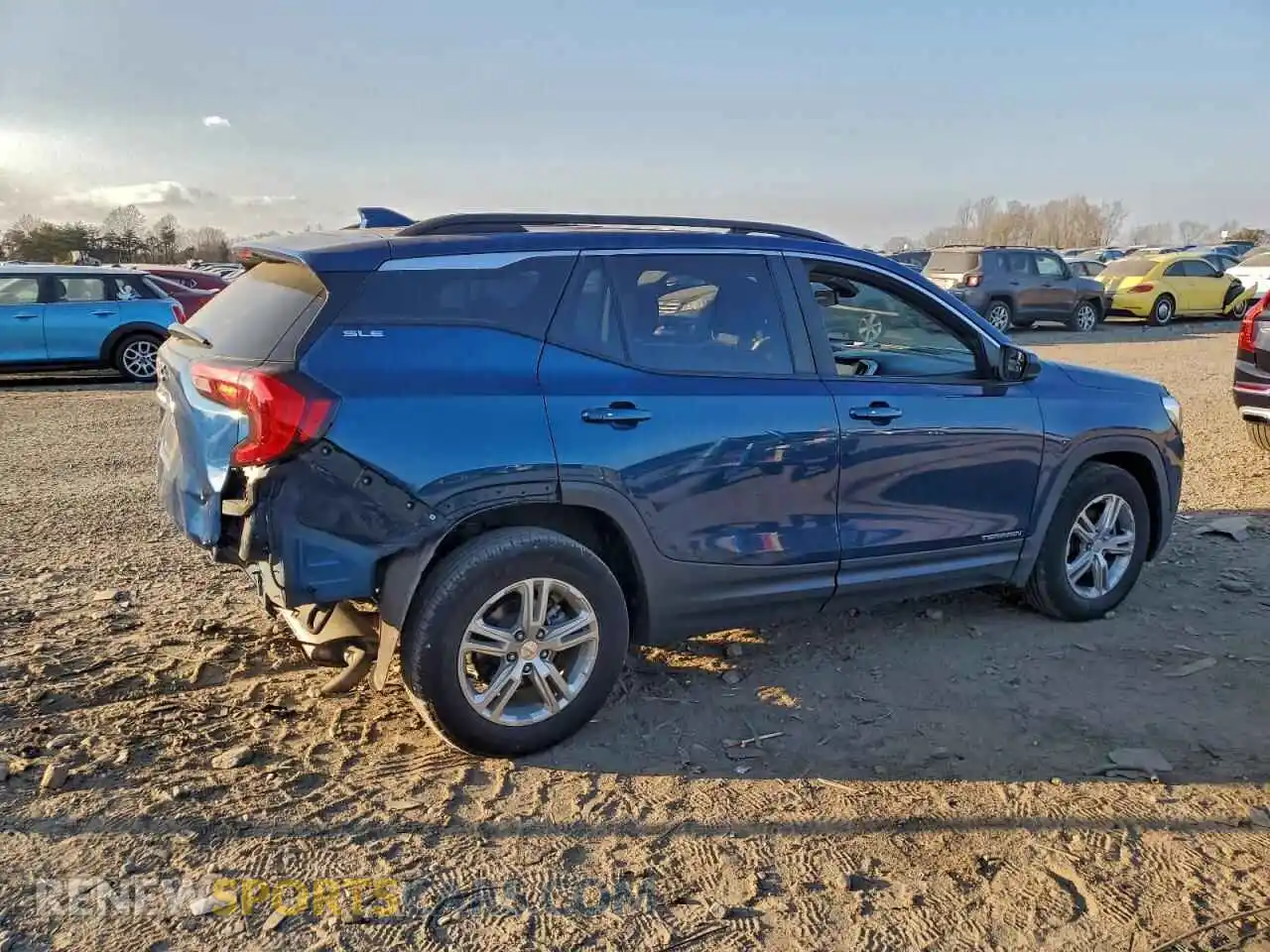 3 Photograph of a damaged car 3GKALMEV9ML364051 GMC TERRAIN 2021