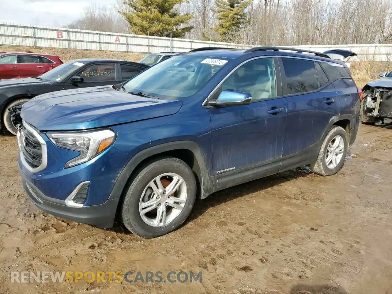 1 Photograph of a damaged car 3GKALMEV9ML364356 GMC TERRAIN 2021