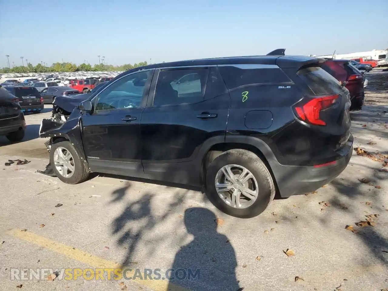 2 Photograph of a damaged car 3GKALMEV9ML396966 GMC TERRAIN 2021