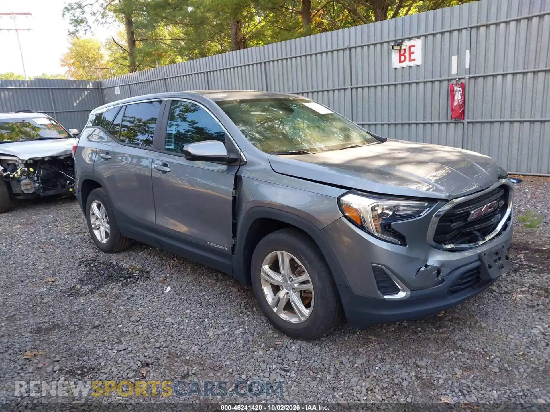 1 Photograph of a damaged car 3GKALMEVXML316557 GMC TERRAIN 2021