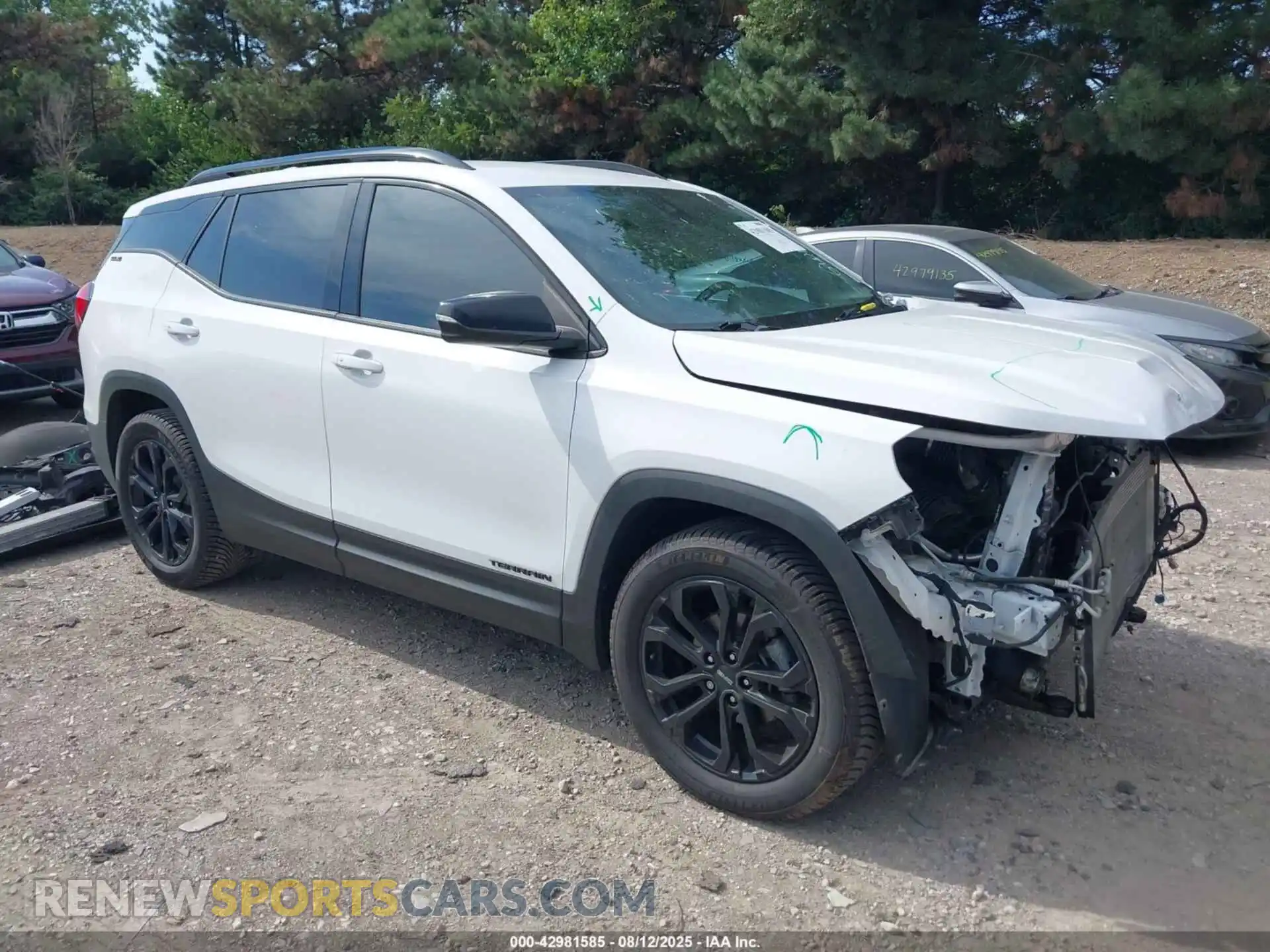 1 Photograph of a damaged car 3GKALMEVXML328420 GMC TERRAIN 2021