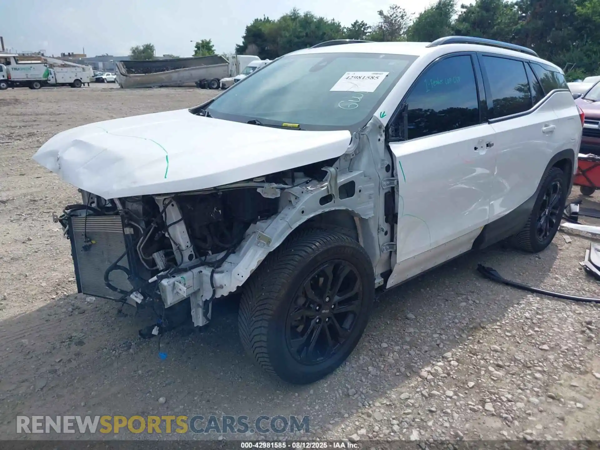 2 Photograph of a damaged car 3GKALMEVXML328420 GMC TERRAIN 2021