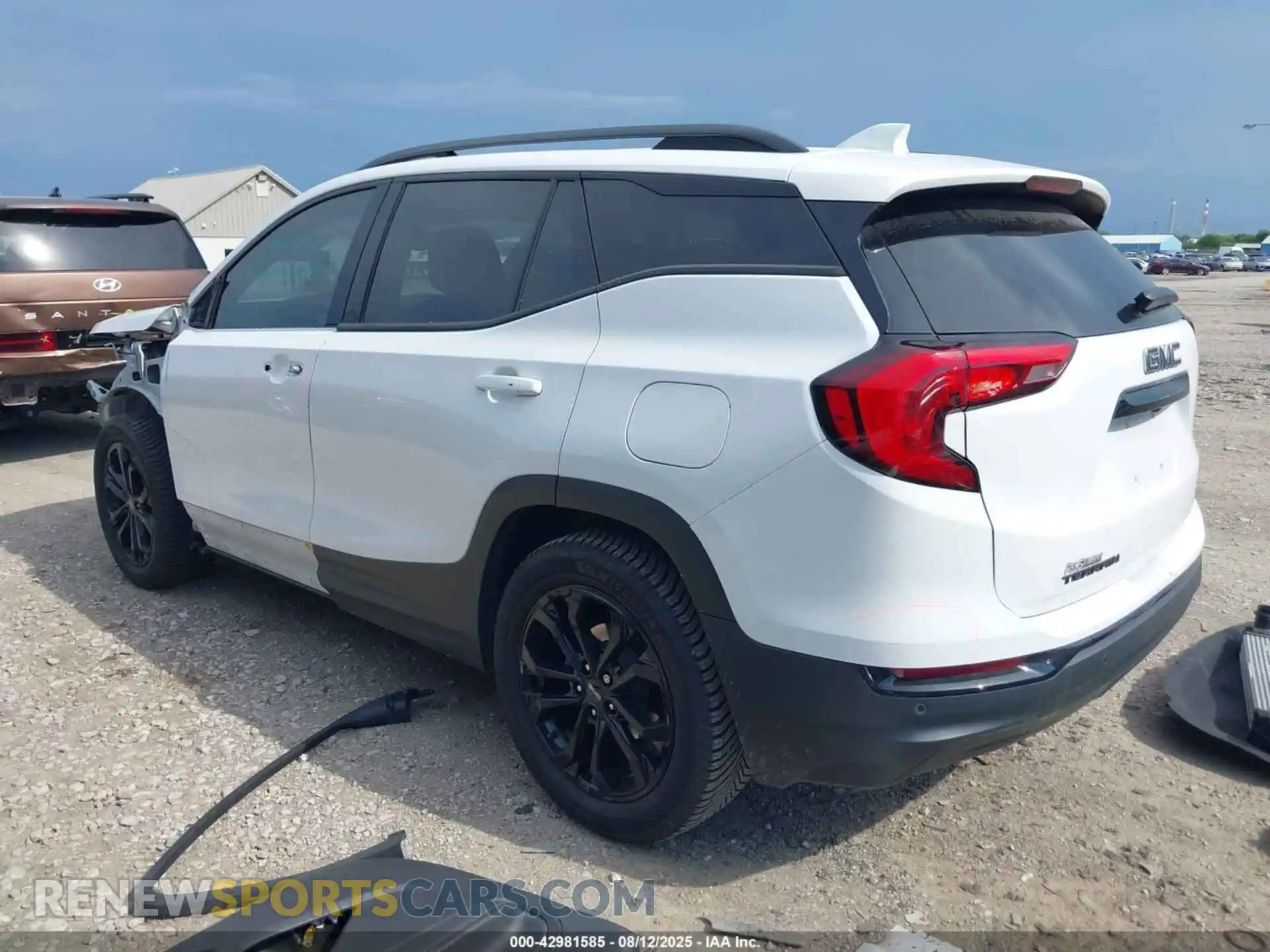 3 Photograph of a damaged car 3GKALMEVXML328420 GMC TERRAIN 2021