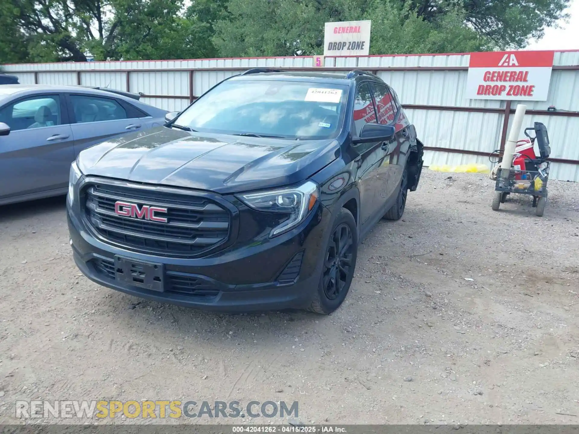 2 Photograph of a damaged car 3GKALMEVXML344634 GMC TERRAIN 2021