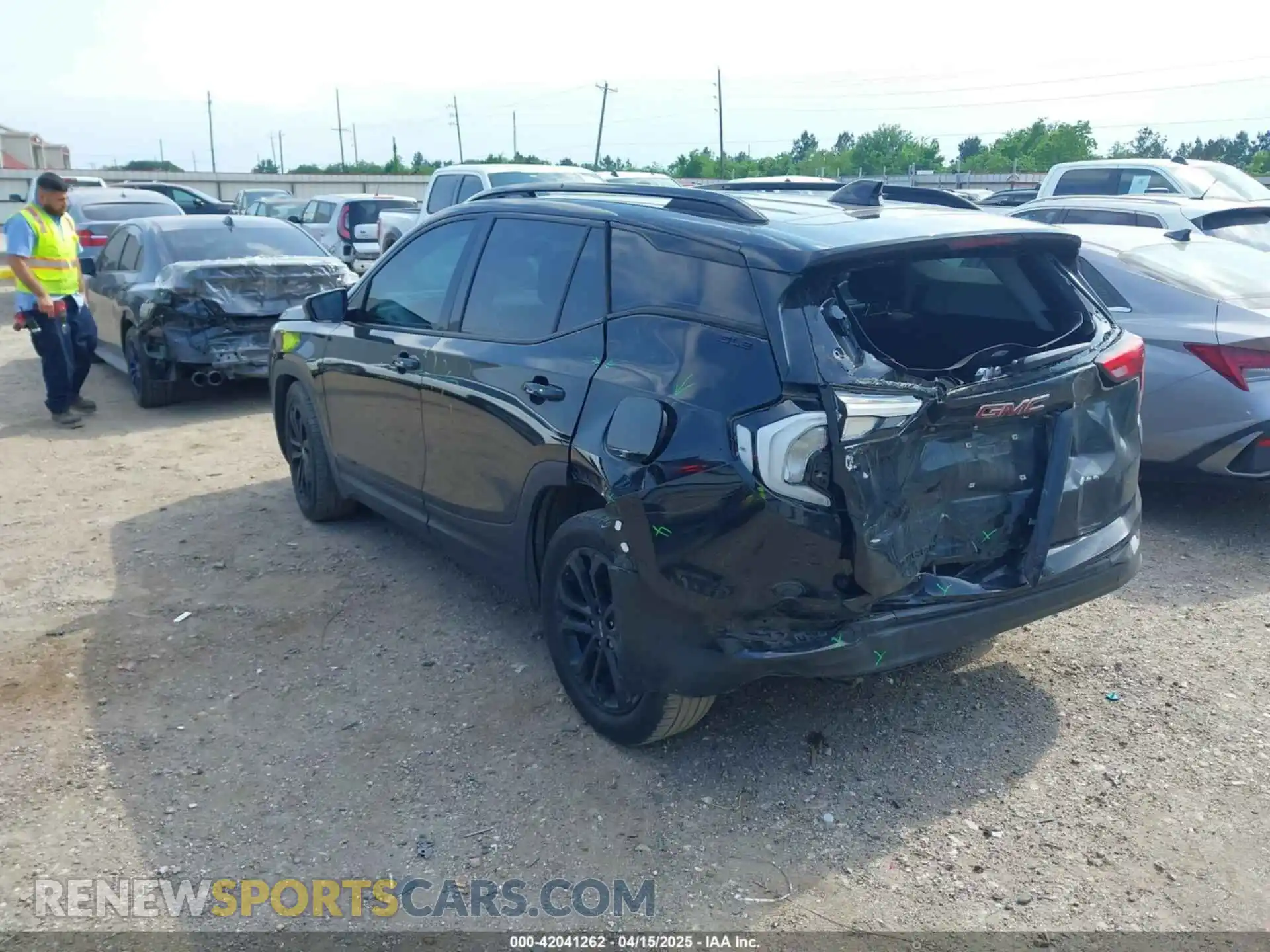 3 Photograph of a damaged car 3GKALMEVXML344634 GMC TERRAIN 2021