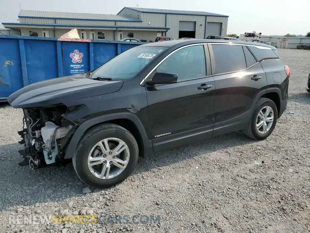 1 Photograph of a damaged car 3GKALMEVXML371350 GMC TERRAIN 2021
