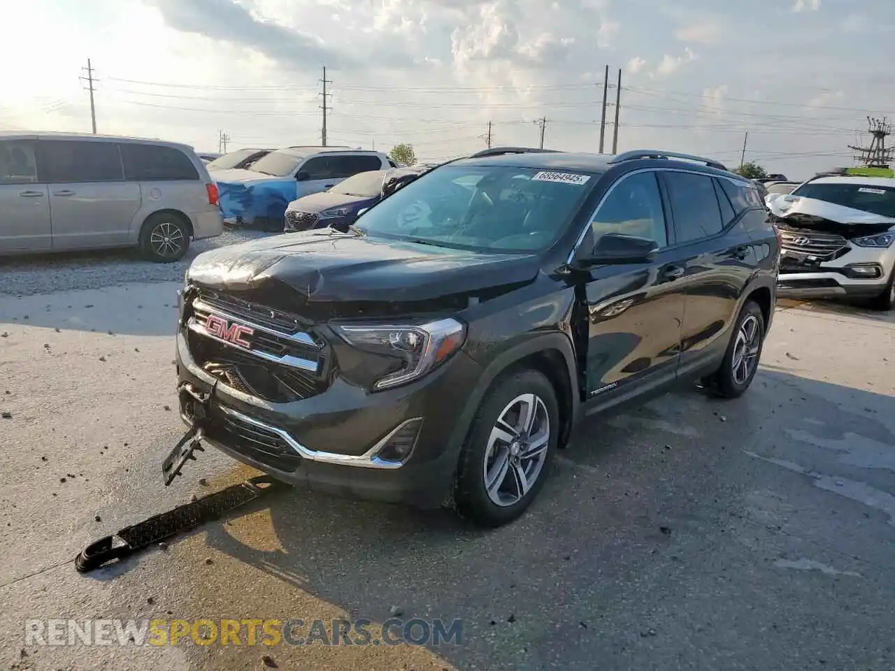 1 Photograph of a damaged car 3GKALPEV2ML310480 GMC TERRAIN 2021