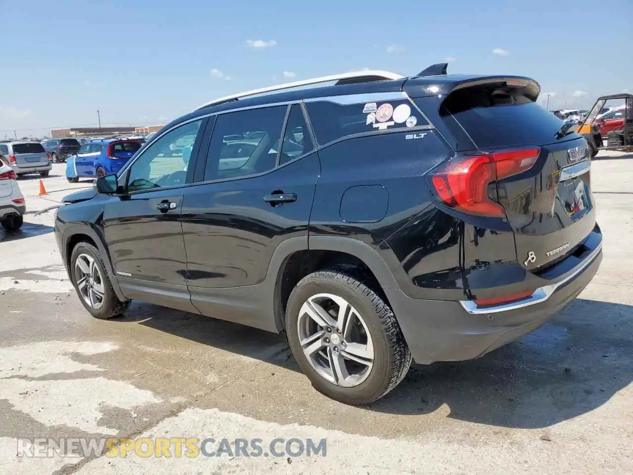 2 Photograph of a damaged car 3GKALPEV2ML310480 GMC TERRAIN 2021
