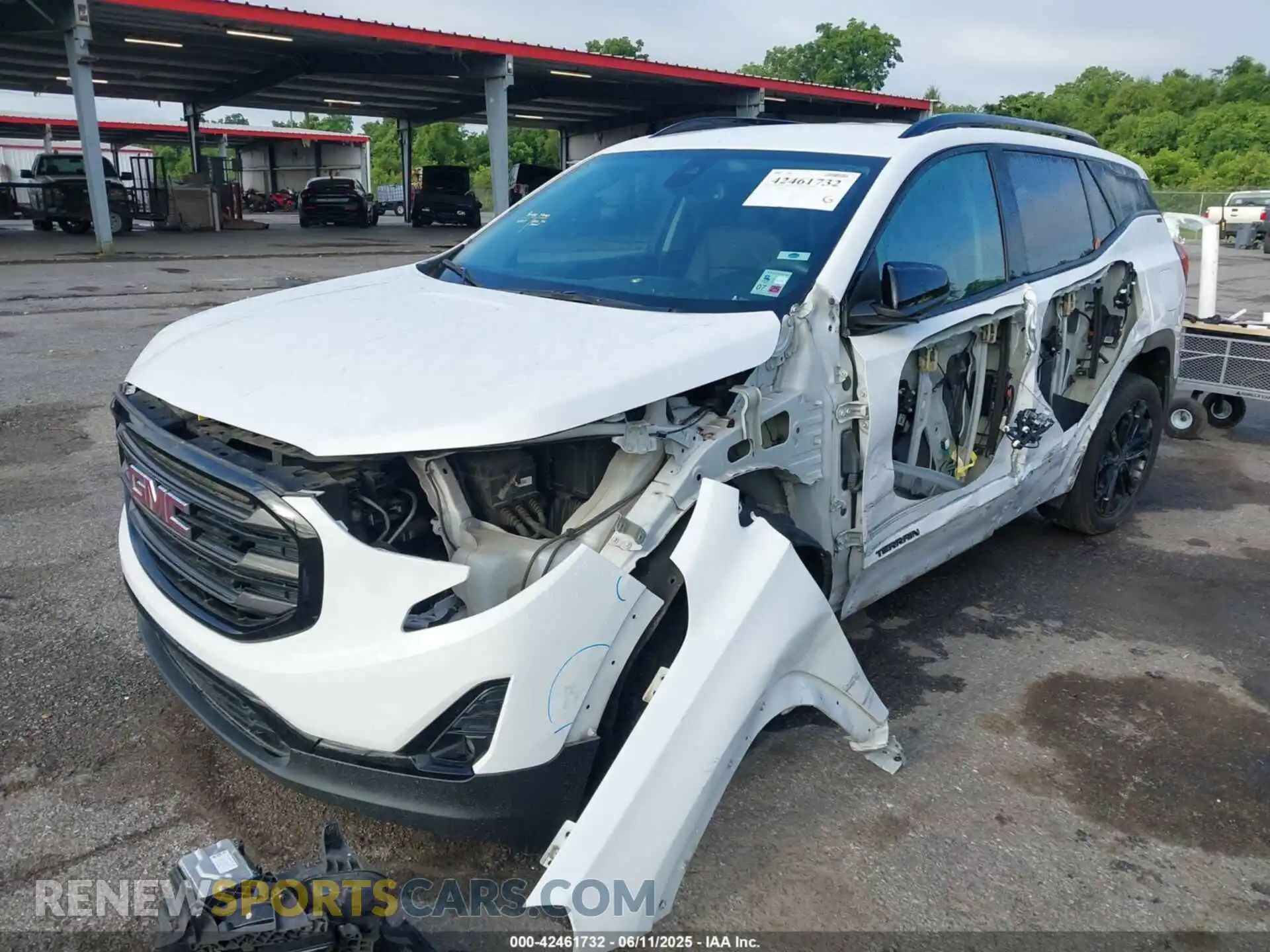 2 Photograph of a damaged car 3GKALPEV4ML401282 GMC TERRAIN 2021