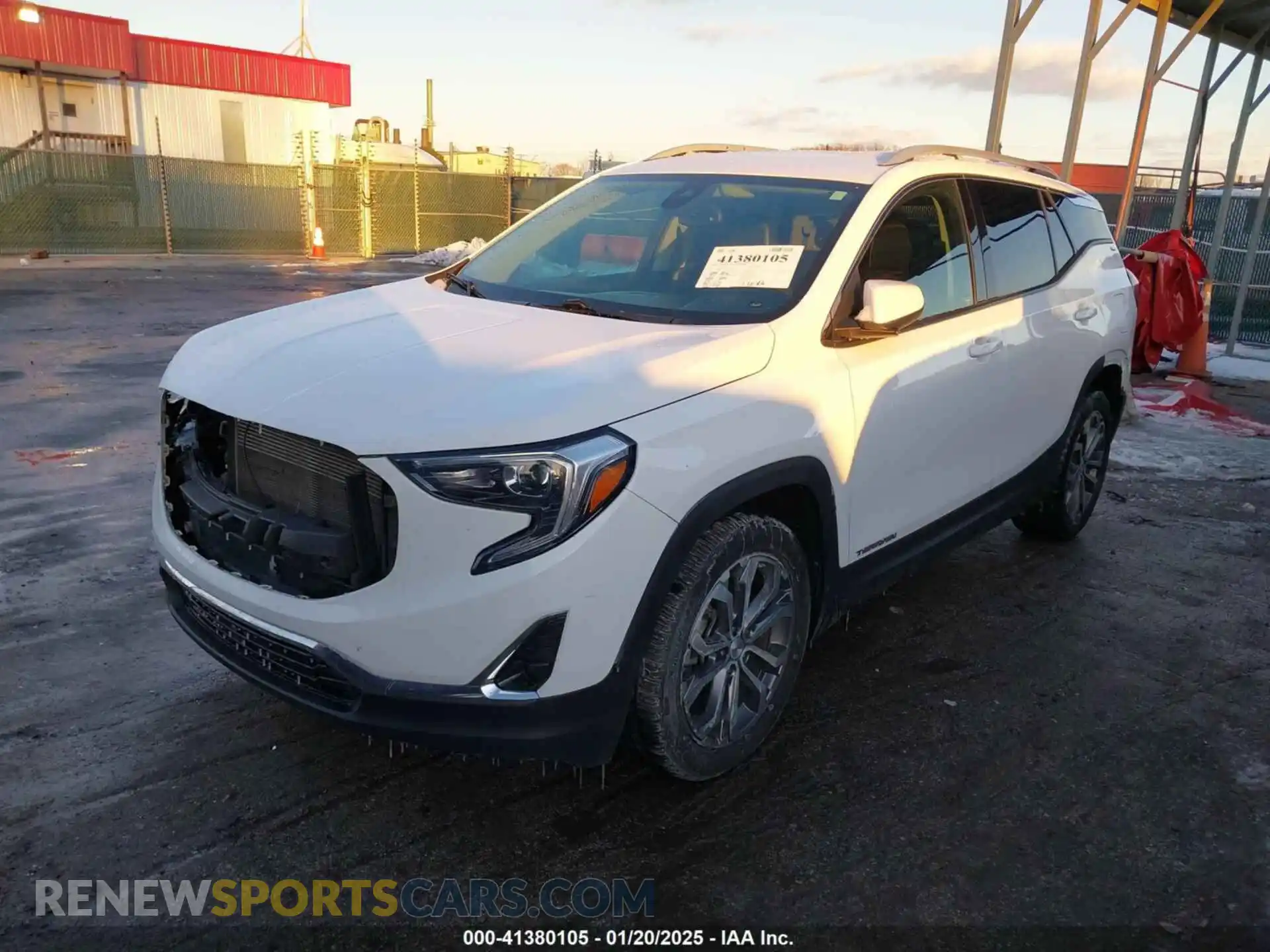 2 Photograph of a damaged car 3GKALPEV5ML325040 GMC TERRAIN 2021