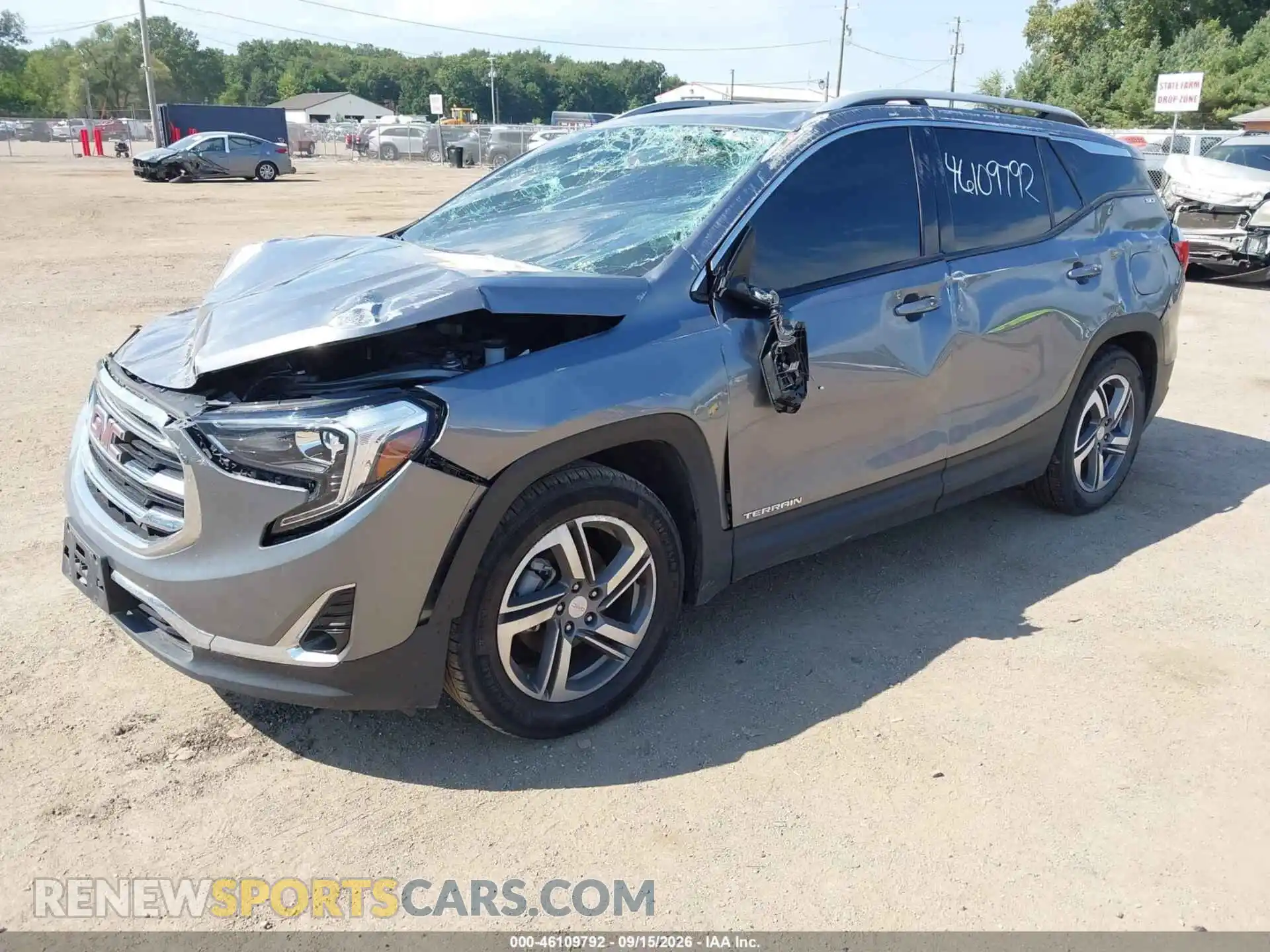 2 fotografías del automóvil dañado 3GKALPEV5ML384945 GMC TERRAIN 2021