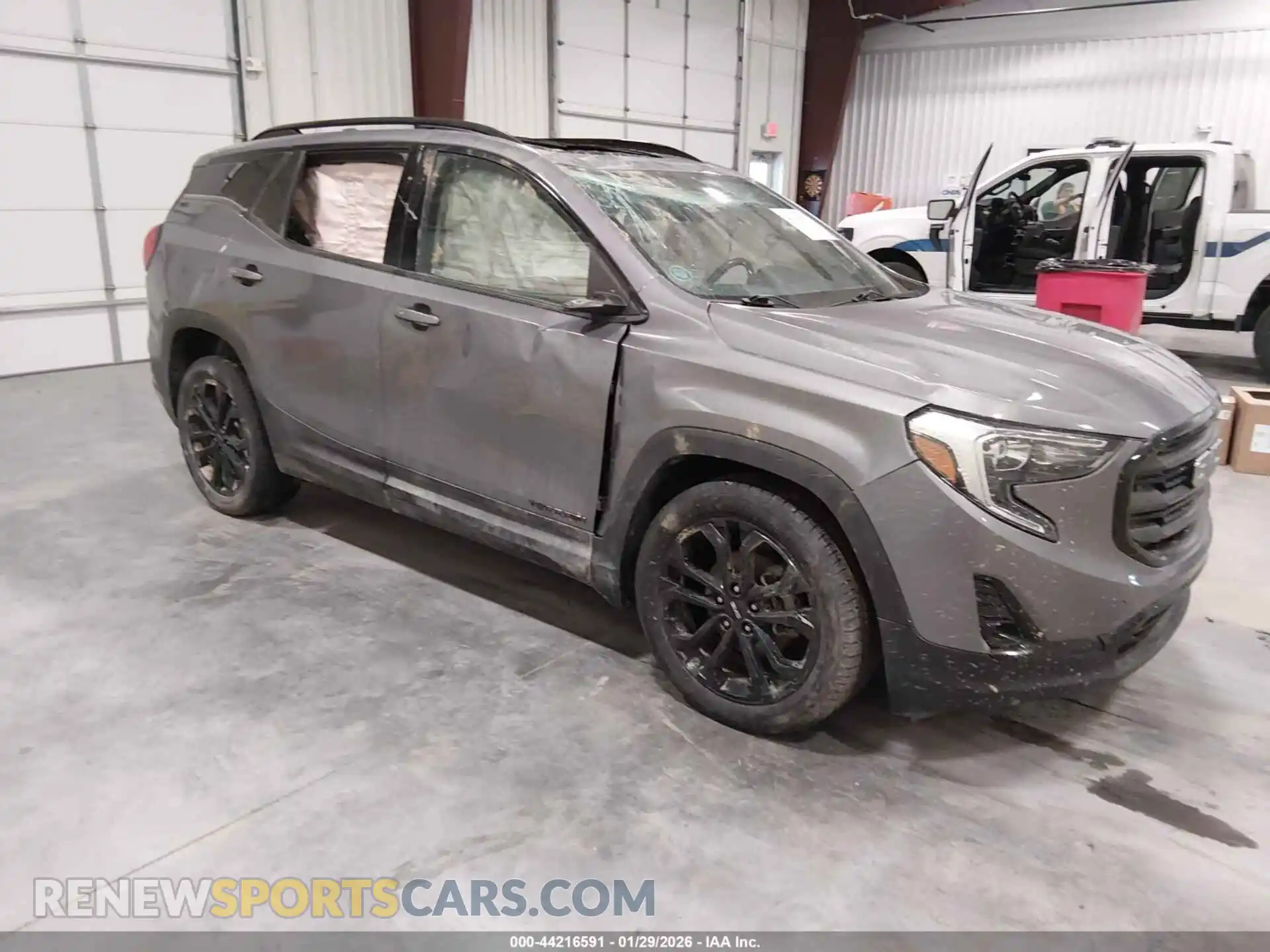 1 Photograph of a damaged car 3GKALPEV6ML367894 GMC TERRAIN 2021