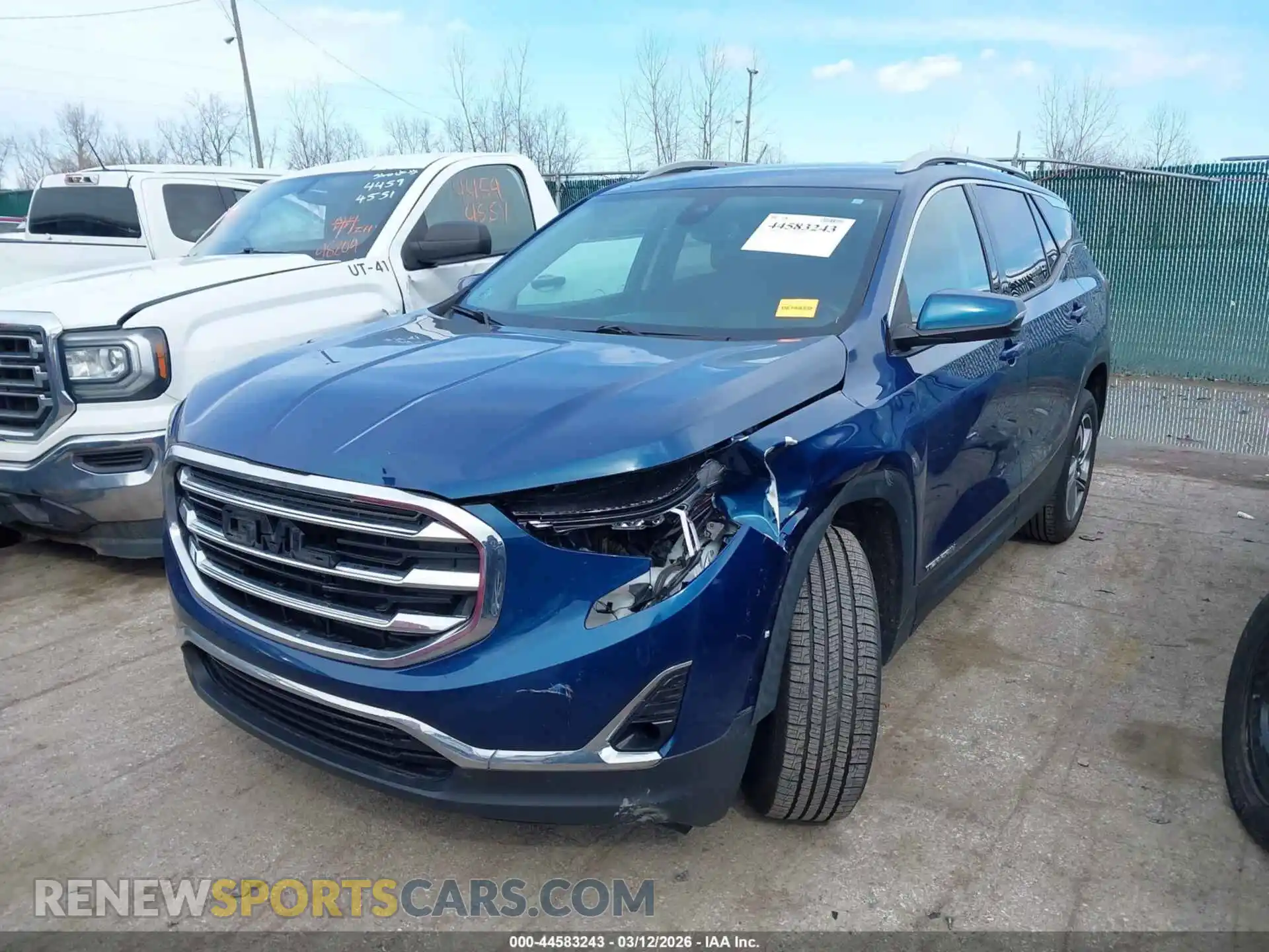 2 Photograph of a damaged car 3GKALPEV6ML375140 GMC TERRAIN 2021
