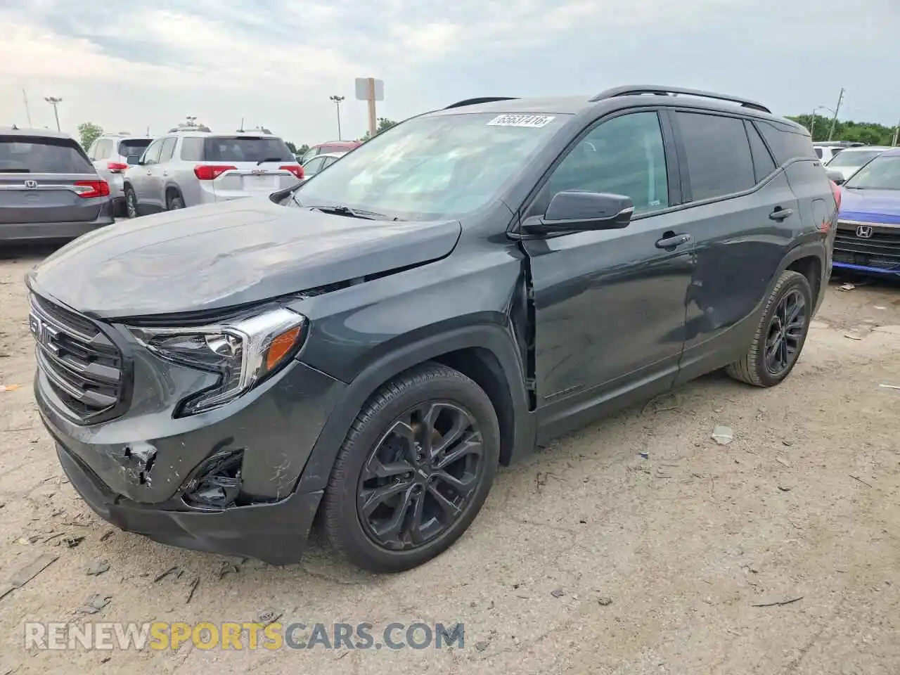 1 Photograph of a damaged car 3GKALPEV7ML356841 GMC TERRAIN 2021