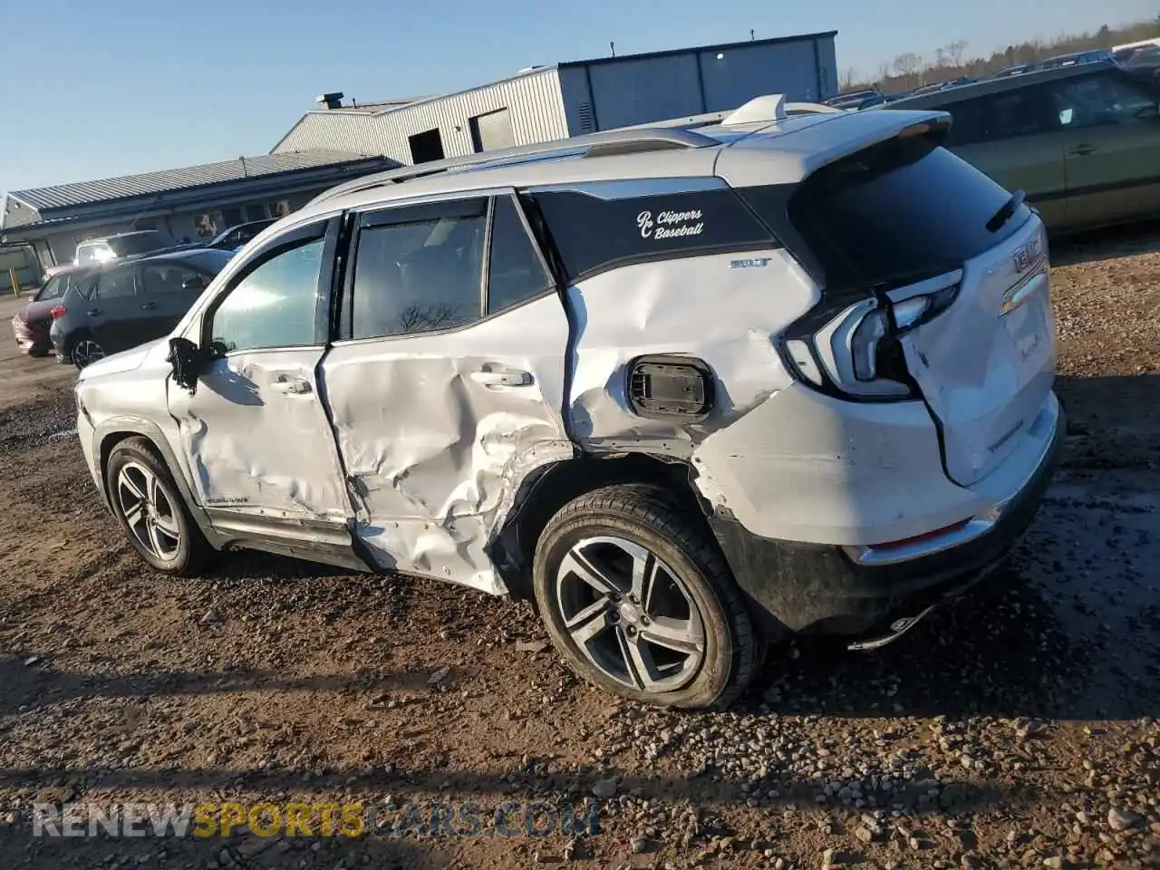 2 Photograph of a damaged car 3GKALPEV8ML347596 GMC TERRAIN 2021