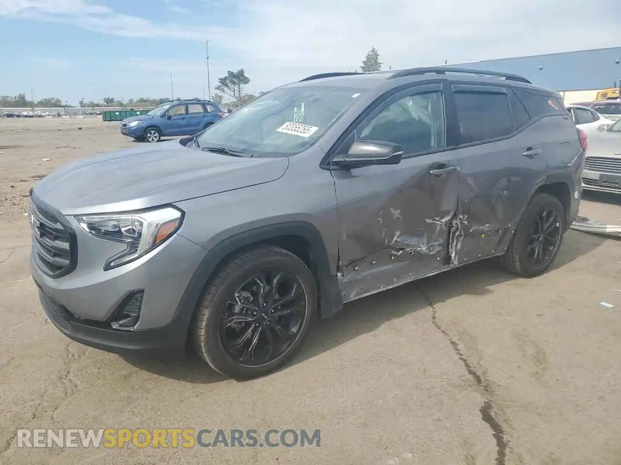 1 Photograph of a damaged car 3GKALPEV9ML309195 GMC TERRAIN 2021