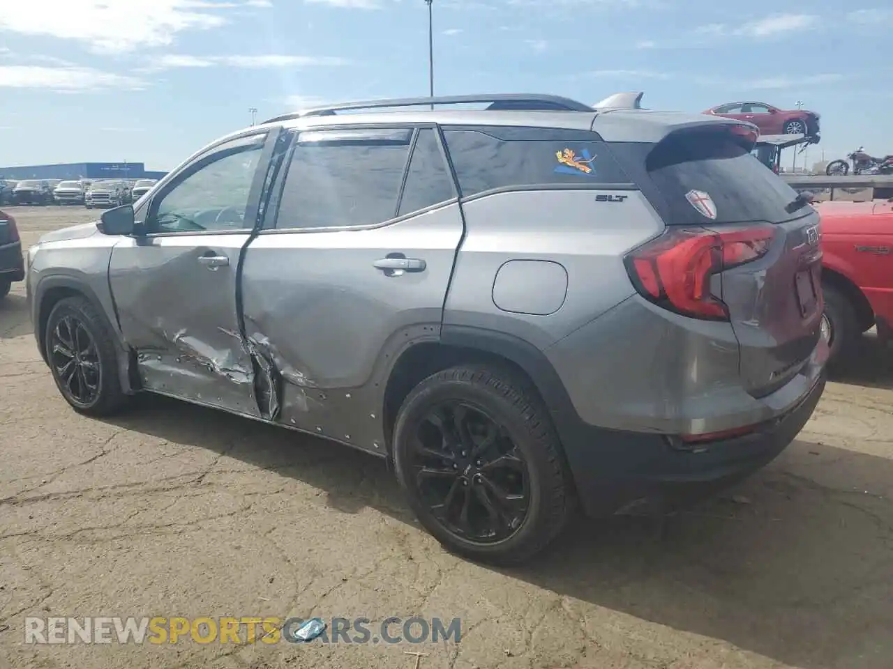 2 Photograph of a damaged car 3GKALPEV9ML309195 GMC TERRAIN 2021