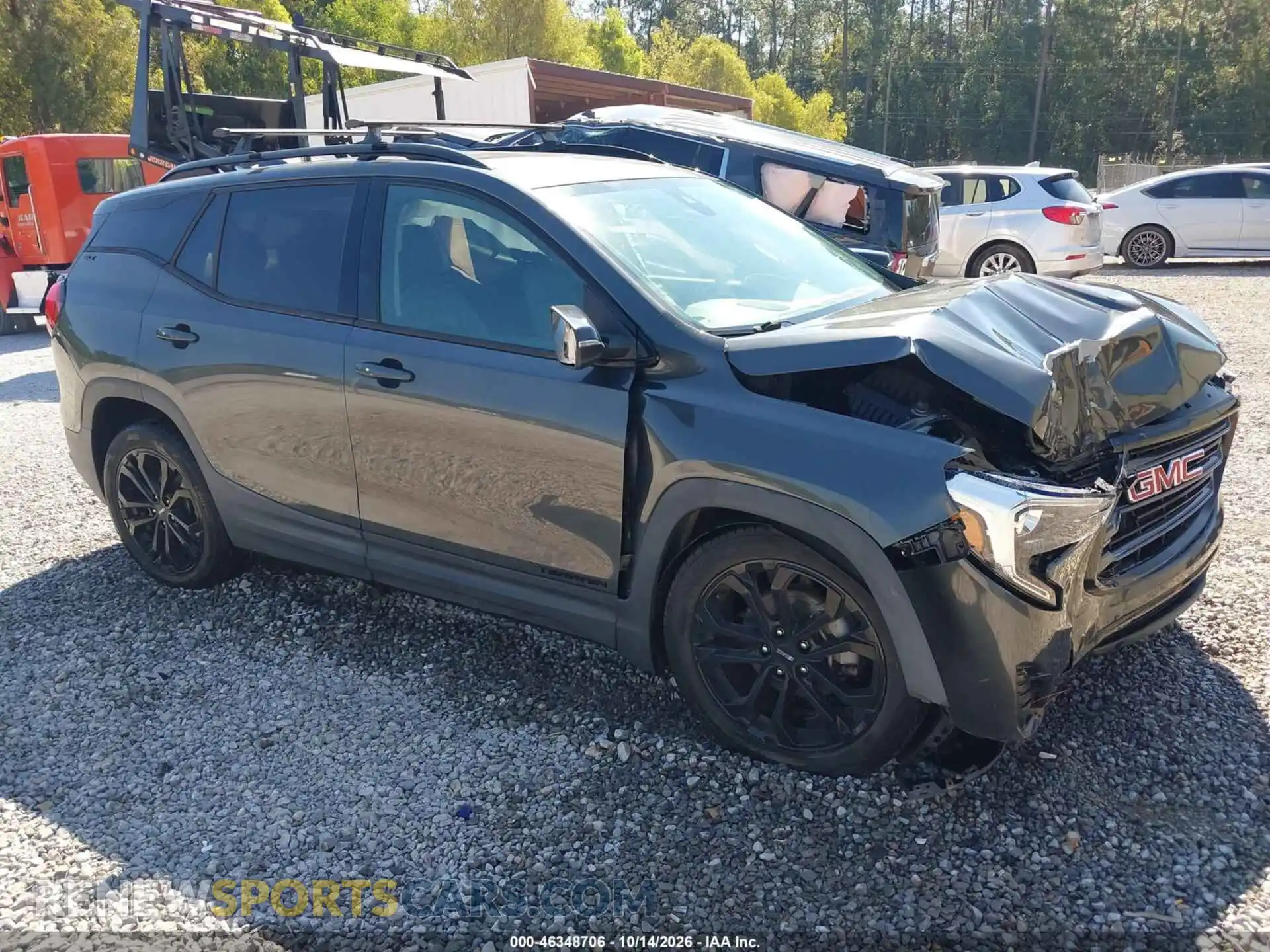 1 Photograph of a damaged car 3GKALPEV9ML327194 GMC TERRAIN 2021