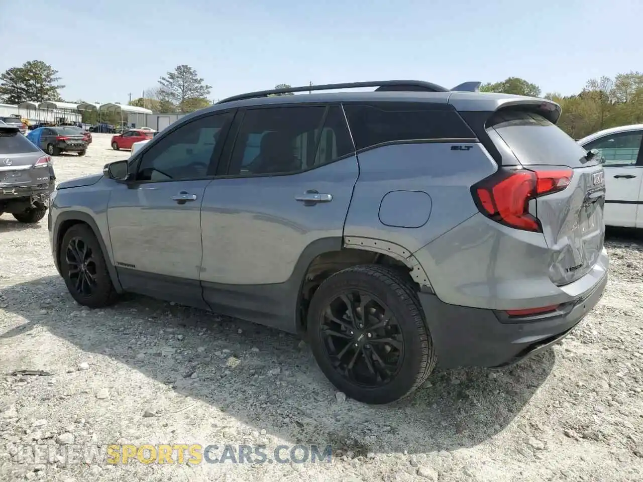 2 fotografías del automóvil dañado 3GKALPEVXML320139 GMC TERRAIN 2021
