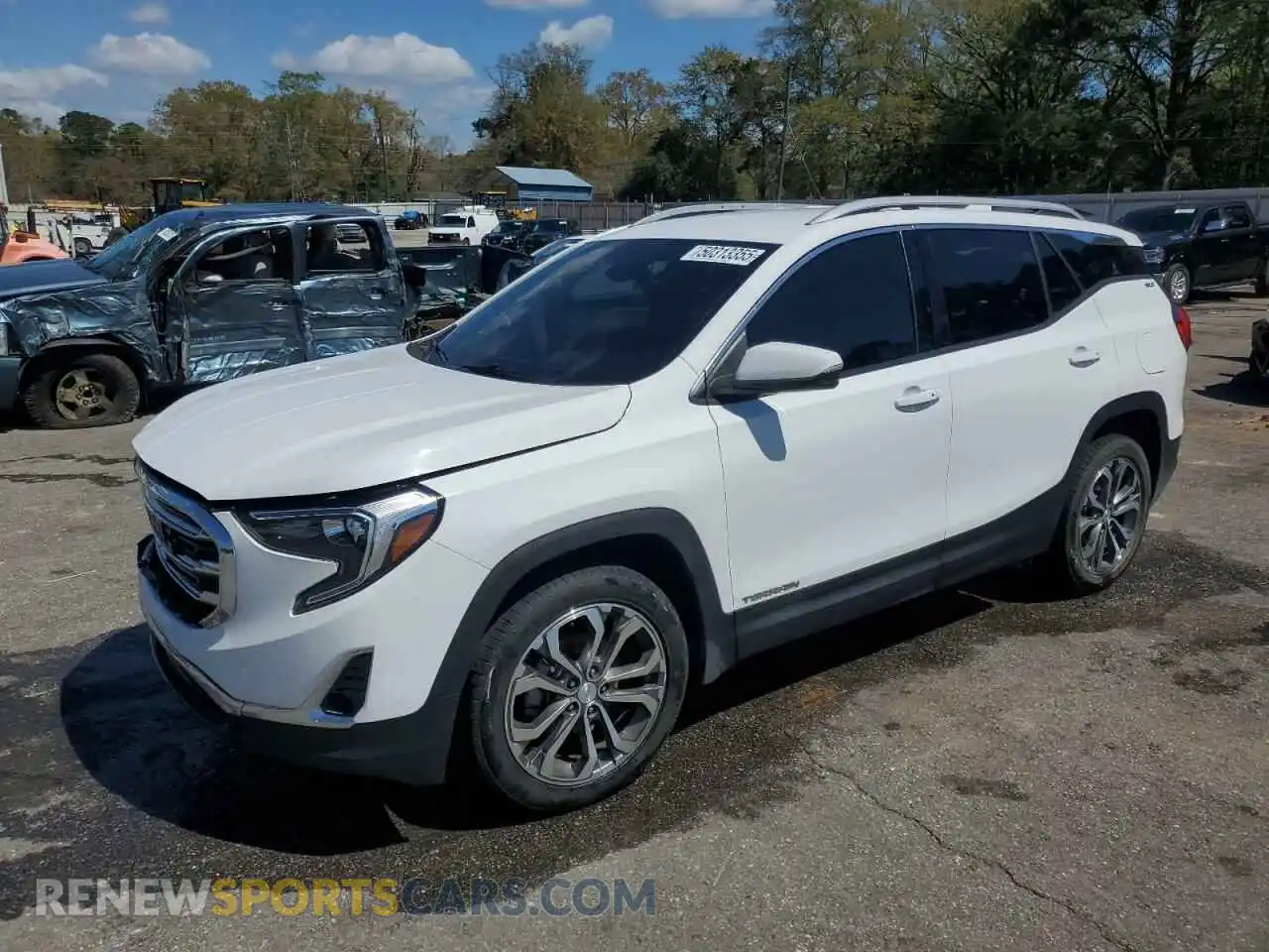 1 Photograph of a damaged car 3GKALPEVXML336454 GMC TERRAIN 2021